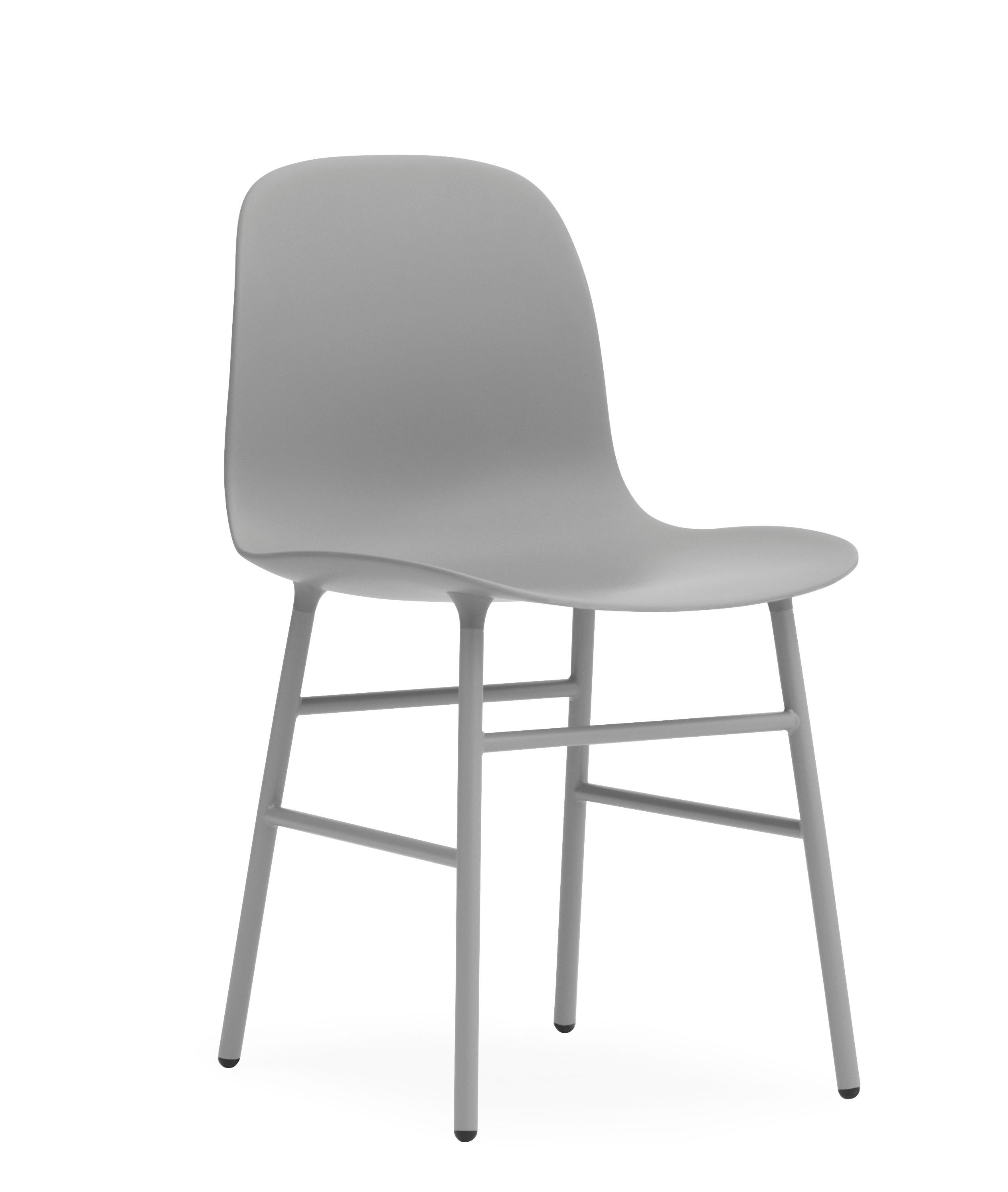 For Sale: Gray (Form Gray) Normann Copenhagen Form Chair in Steel by Simon Legald