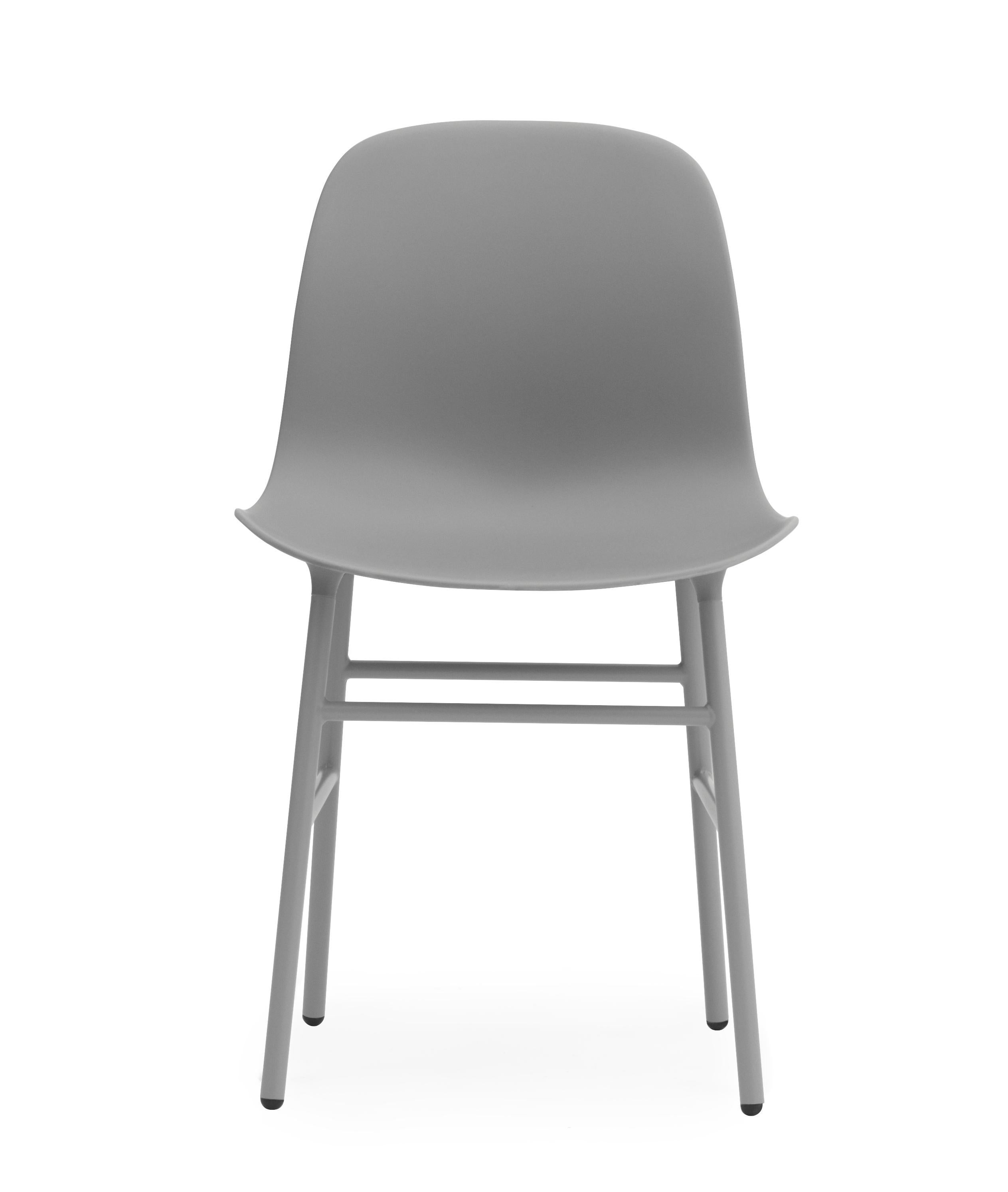 For Sale: Gray (Form Gray) Normann Copenhagen Form Chair in Steel by Simon Legald 2