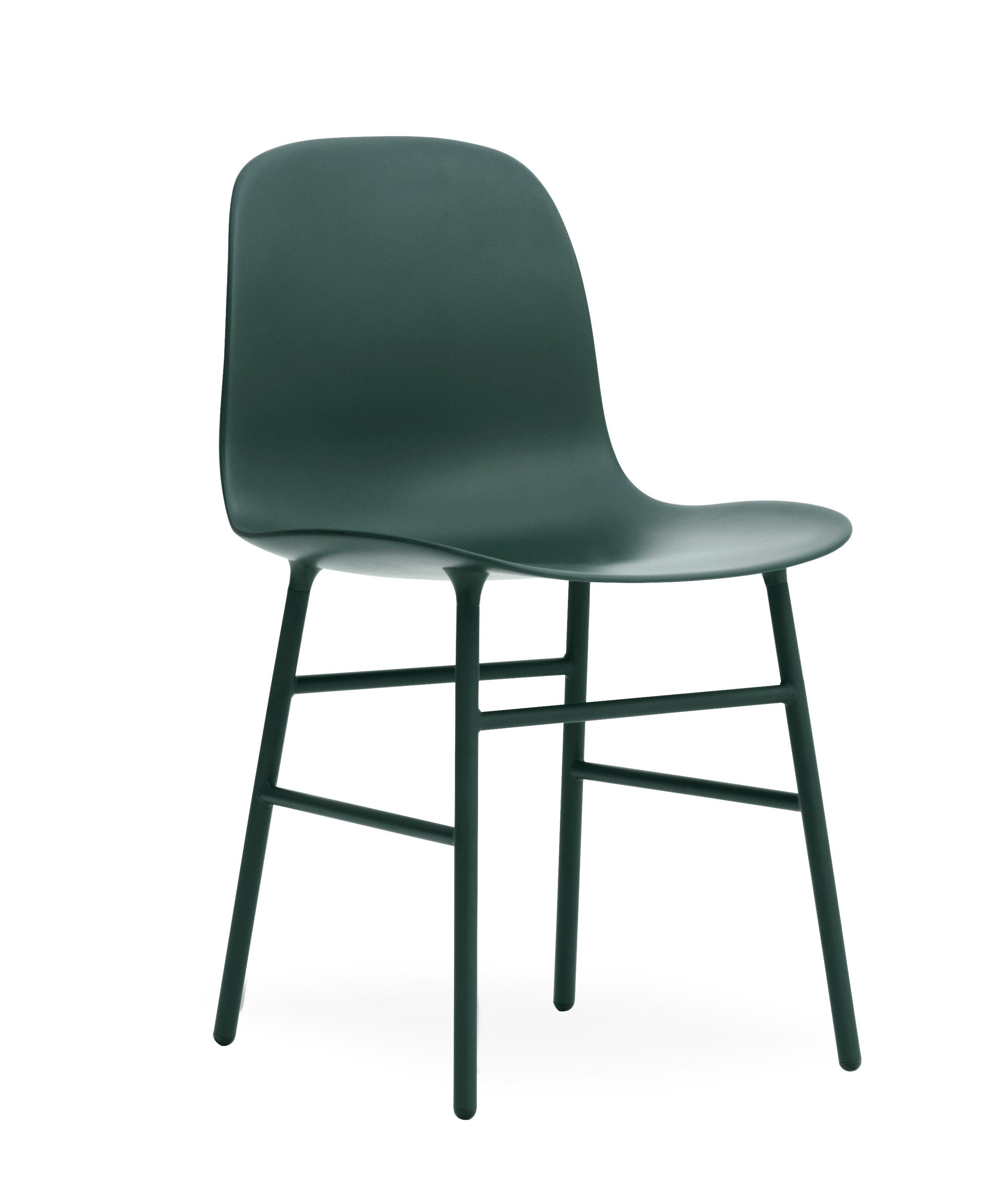 For Sale: Green (Form Green) Normann Copenhagen Form Chair in Steel by Simon Legald