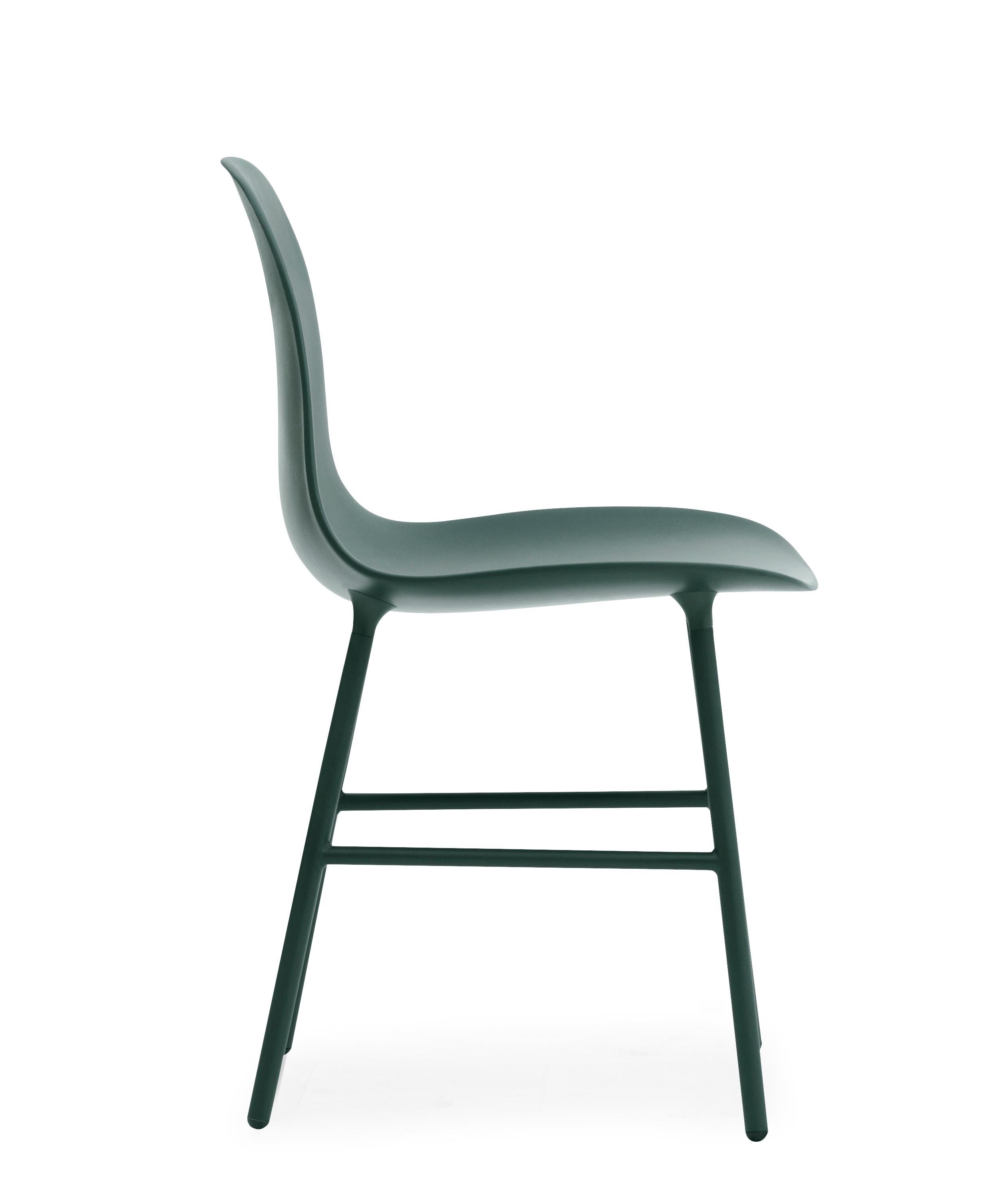 For Sale: Green (Form Green) Normann Copenhagen Form Chair in Steel by Simon Legald 3