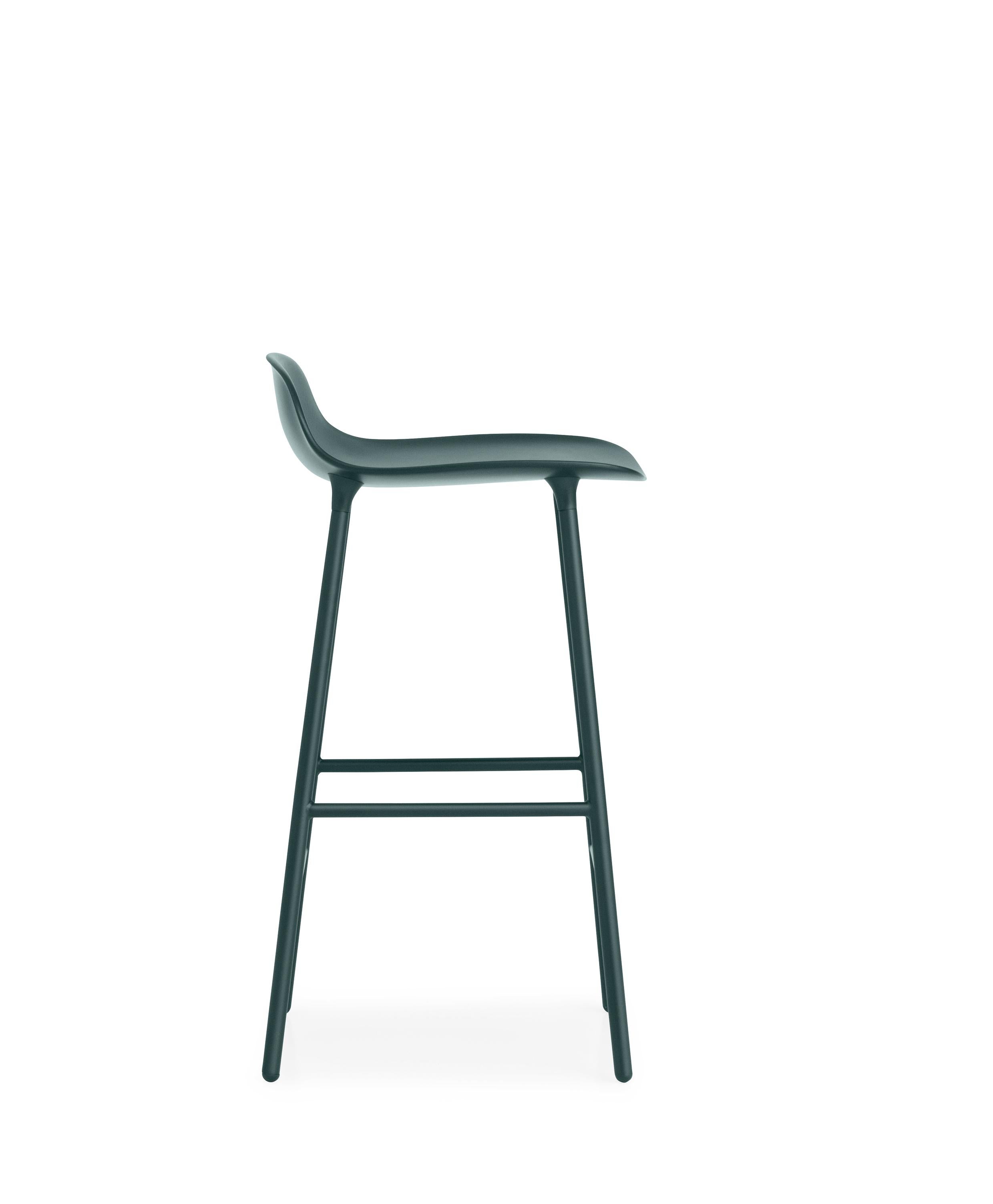 For Sale: Green (Form Green) Normann Copenhagen Form Counter Stool in Steel by Simon Legald 3