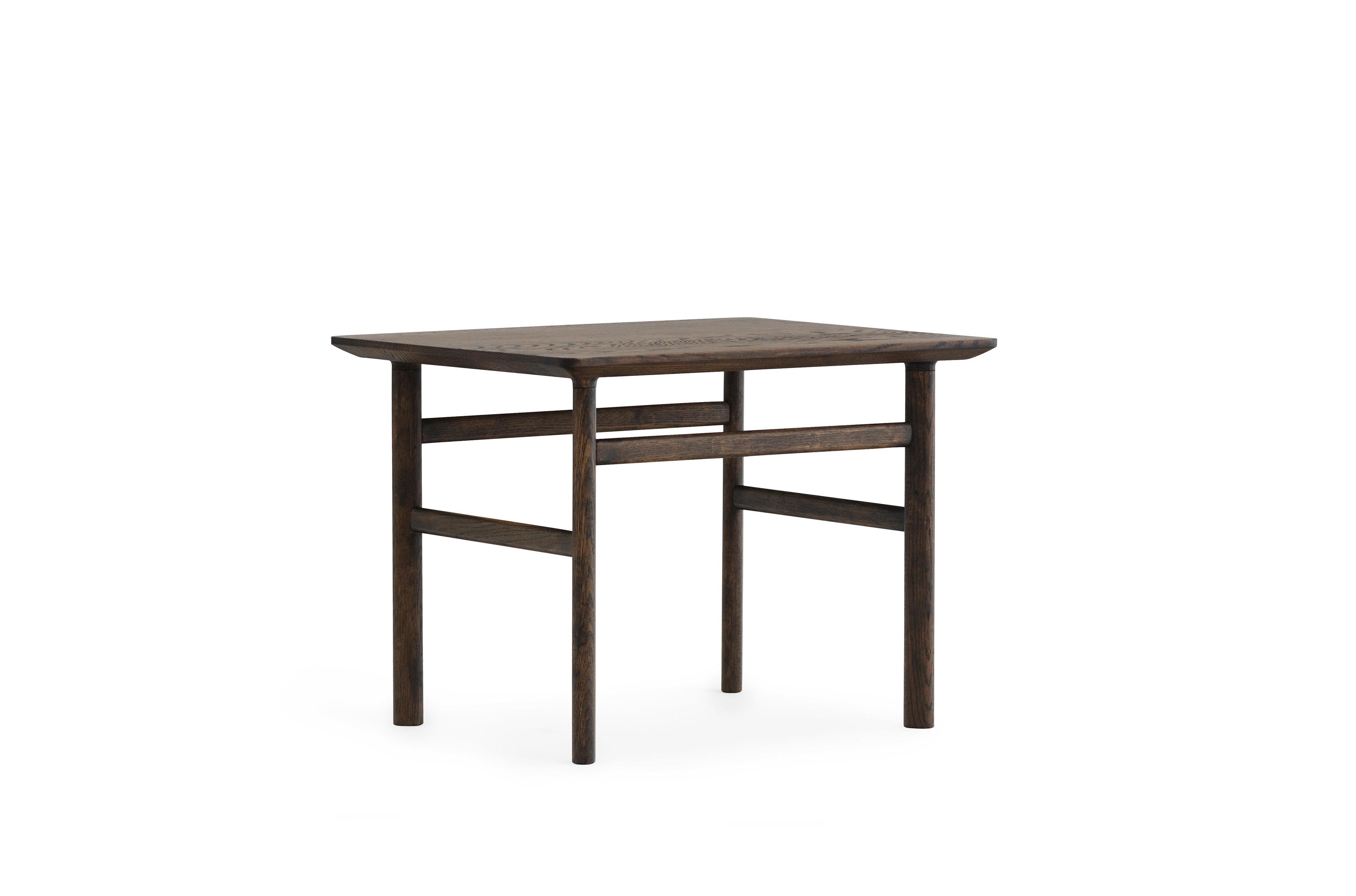 For Sale: Brown (Smoked Oak) Normann Copenhagen Small Grow Coffee Table by Simon Legald 2