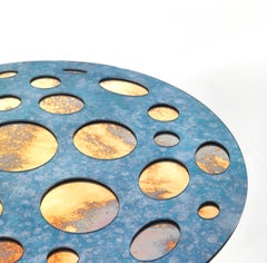 21st Century Venny Small Table in Decorative Mirror Layers by Matteo Cibic