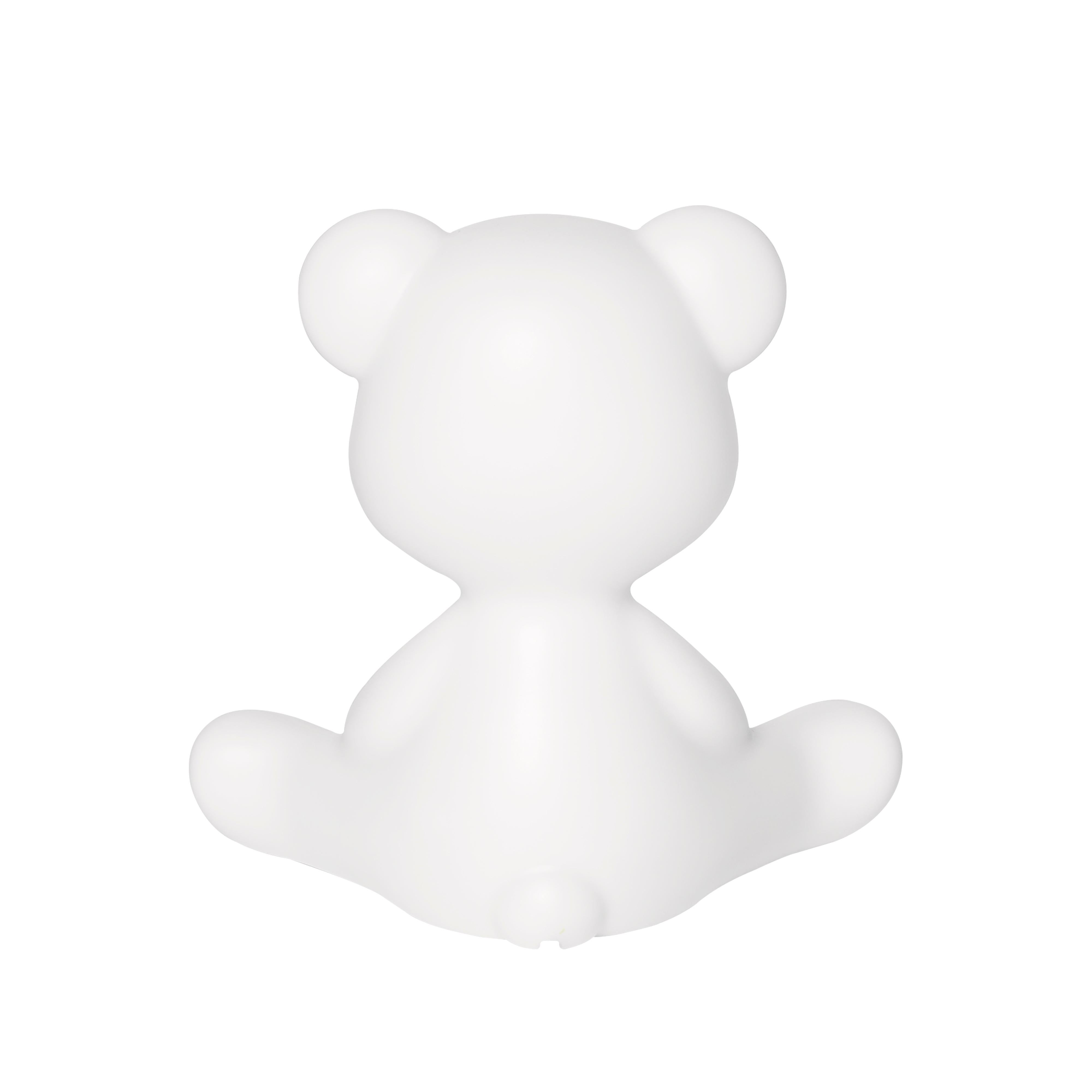 Im Angebot: Modern Schwarz Rosa Blau Orange Gelb oder Grün Plastik Teddybär Tischlampe, Clear (Transparent) 7