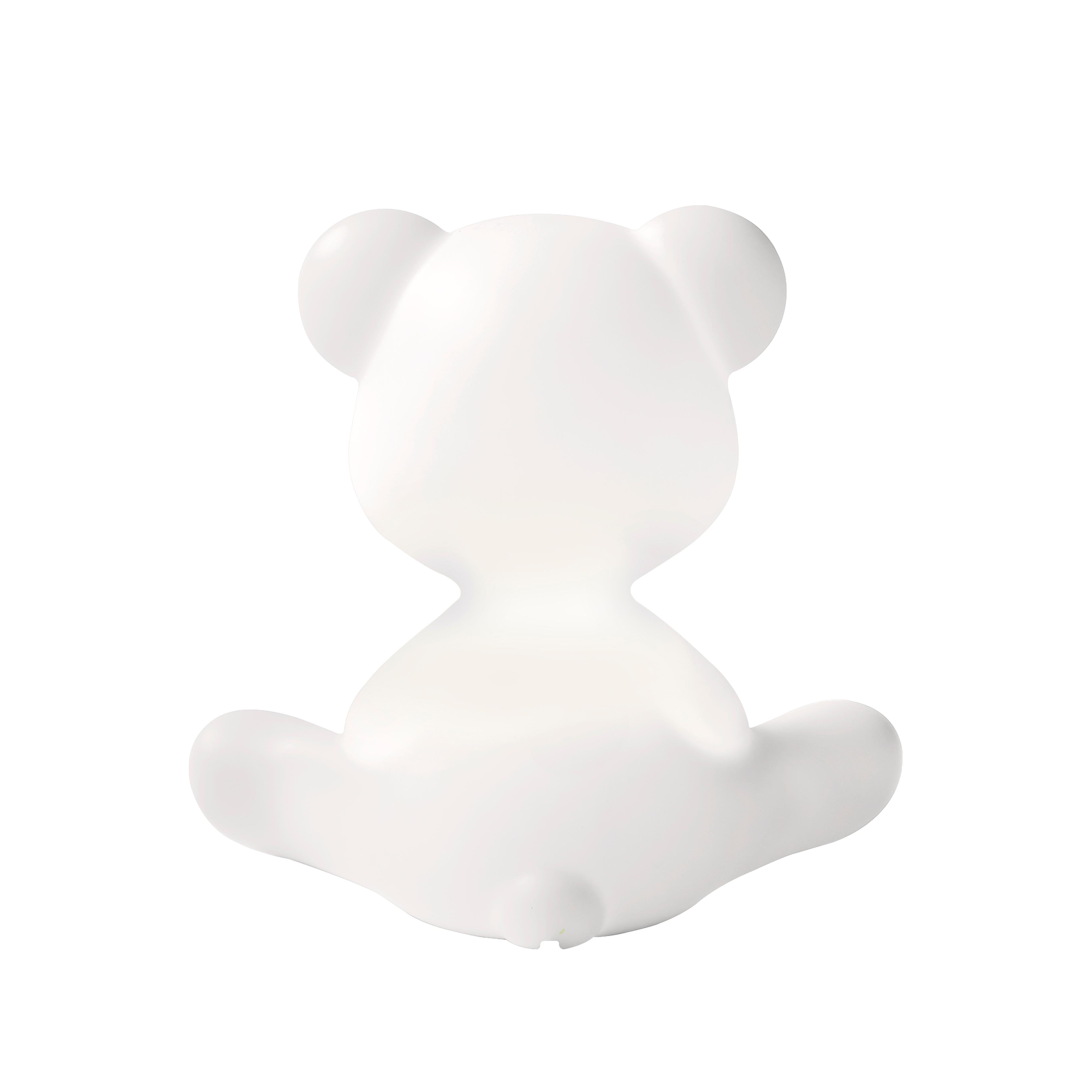 Im Angebot: Modern Schwarz Rosa Blau Orange Gelb oder Grün Plastik Teddybär Tischlampe, Clear (Transparent) 8