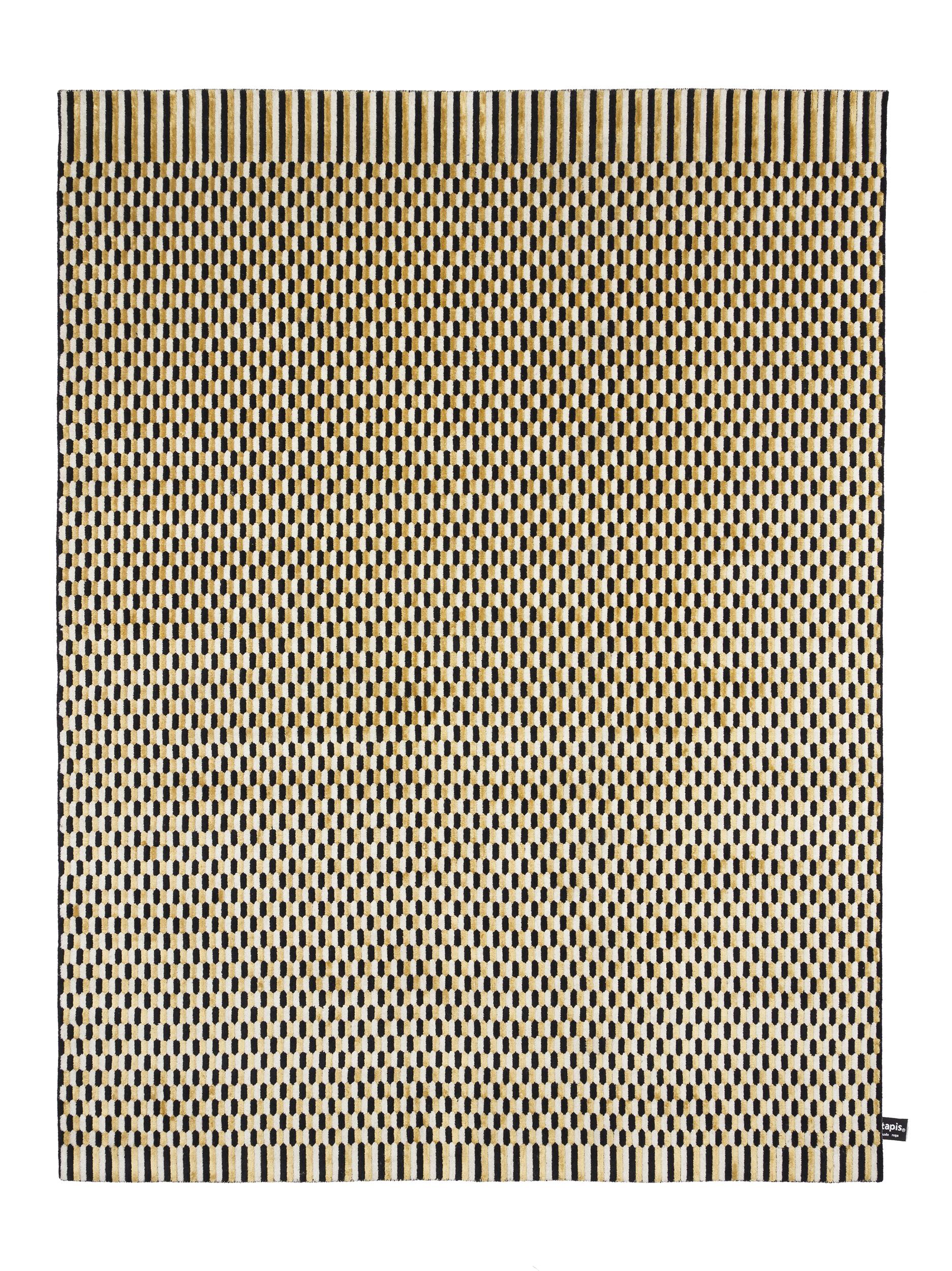 En venta: cc-tapis Colección Metroquadro Alfombra Nino Gold 2