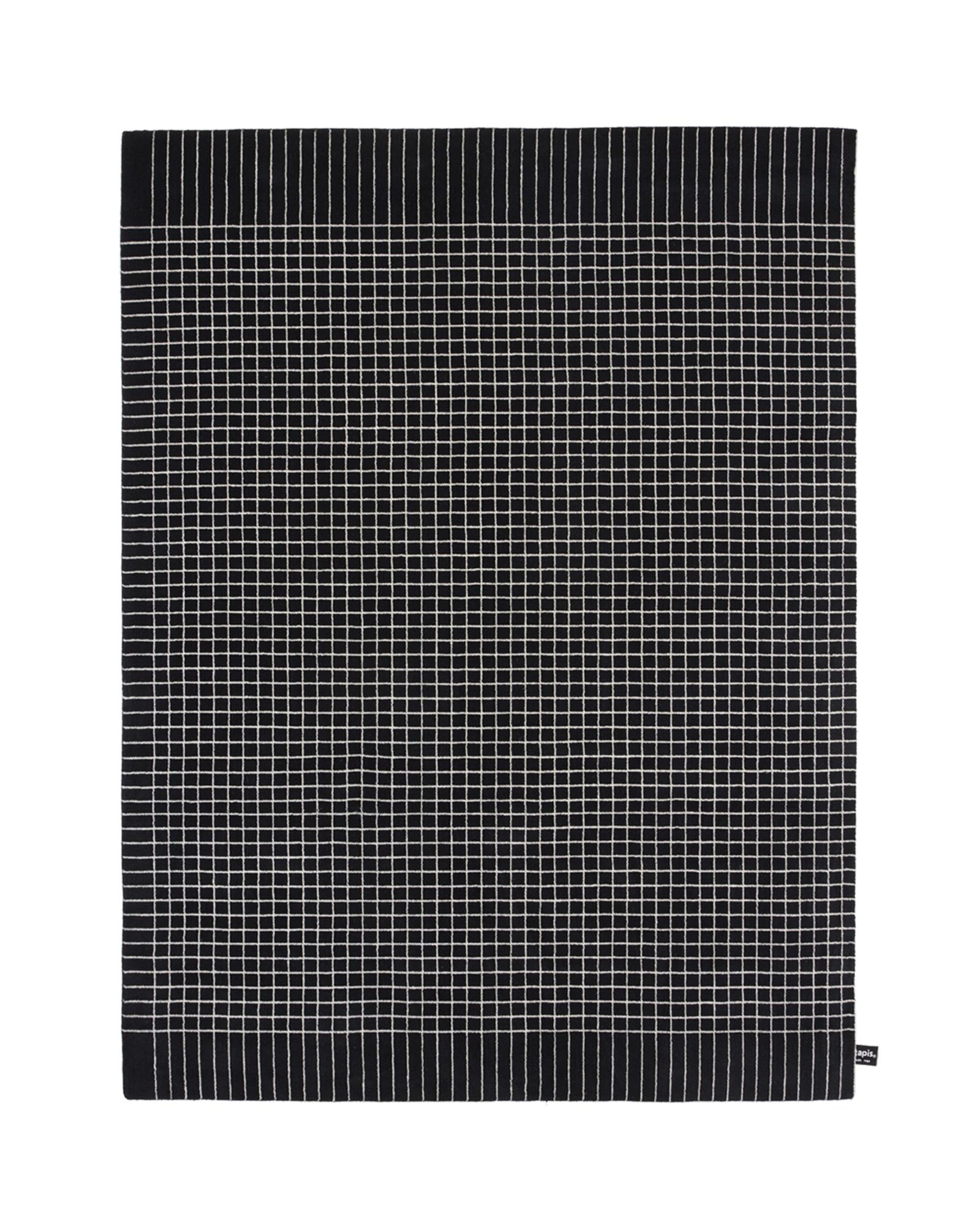 For Sale: Black cc-tapis Metroquadro Collection Back to School Rug