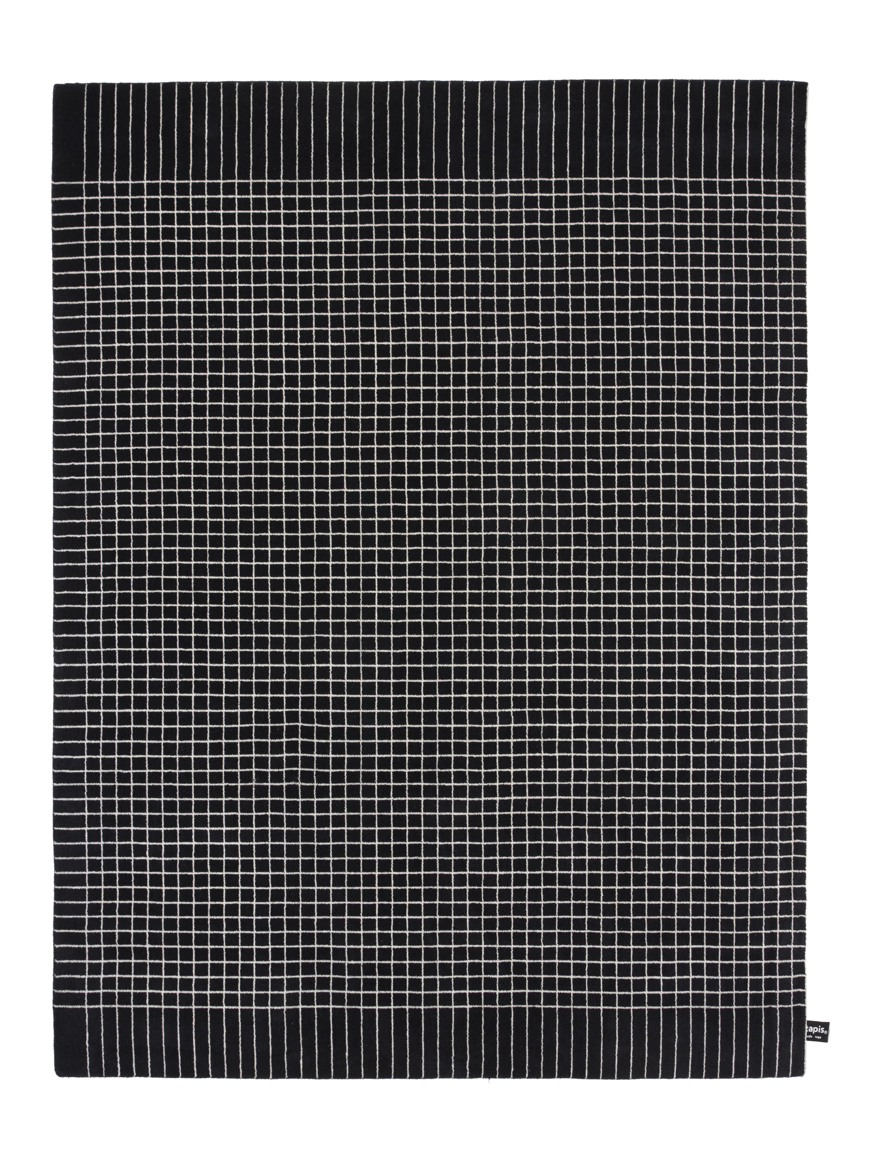 For Sale: Black cc-tapis Metroquadro Collection Back to School Rug 2