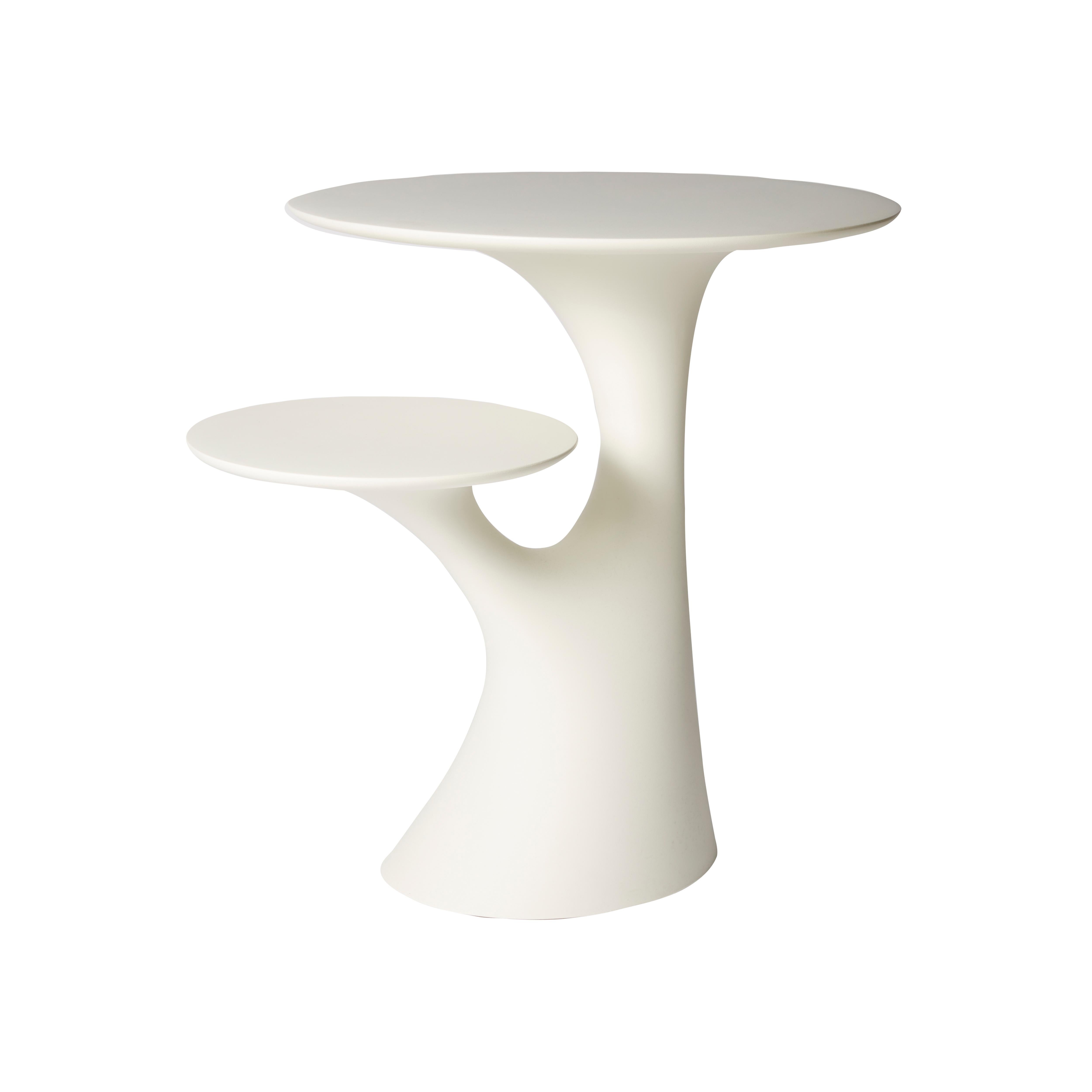For Sale: White Modern Plastic White Gray Green Pink or Tree Side Table by Stefano Giovannoni 3
