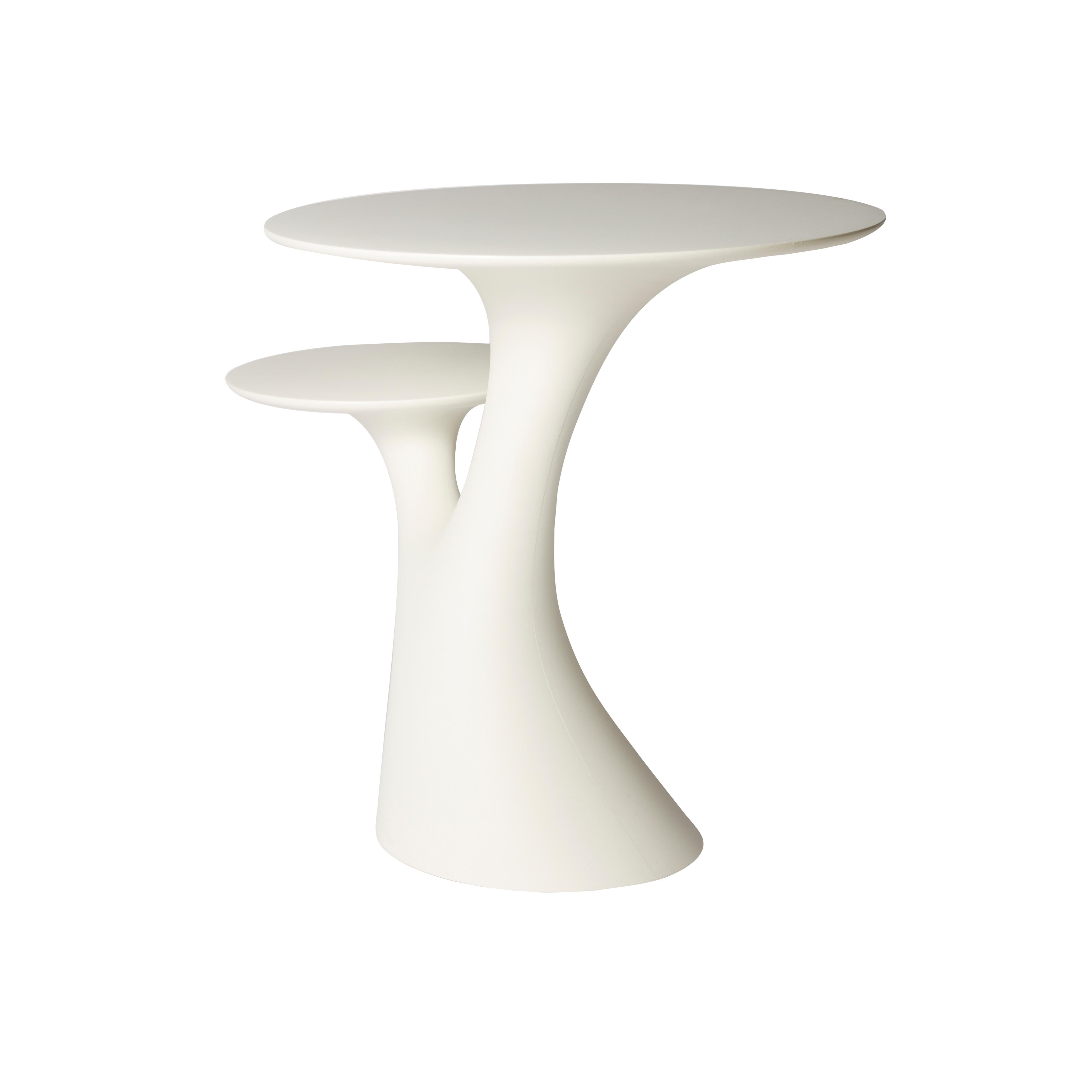 En vente : White Table d'appoint moderne en plastique blanc, gris, vert, rose ou en forme d'arbre par Stefano Giovannoni 4