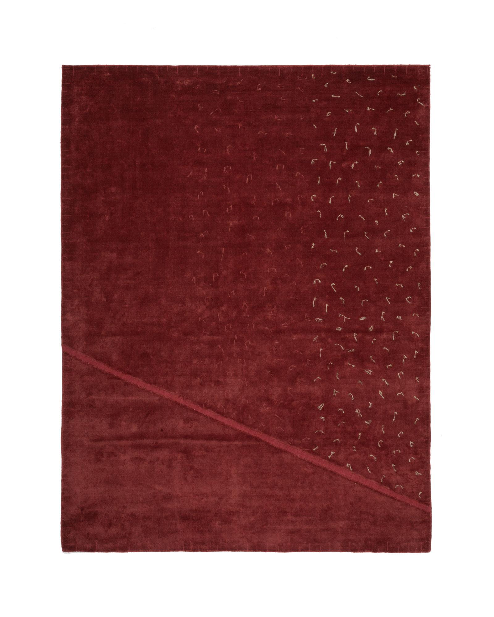 For Sale: Red cc-tapis Inventory Tack Rug by Faye Toogood