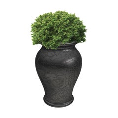 Modern Ming Black Plastic Planter or Champagne Cooler by Studio Job