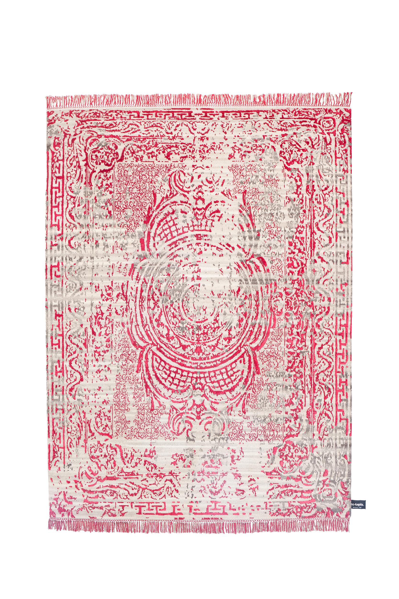 For Sale: Pink (Light Chic) cc-tapis Traces D’Aubusson Rug
