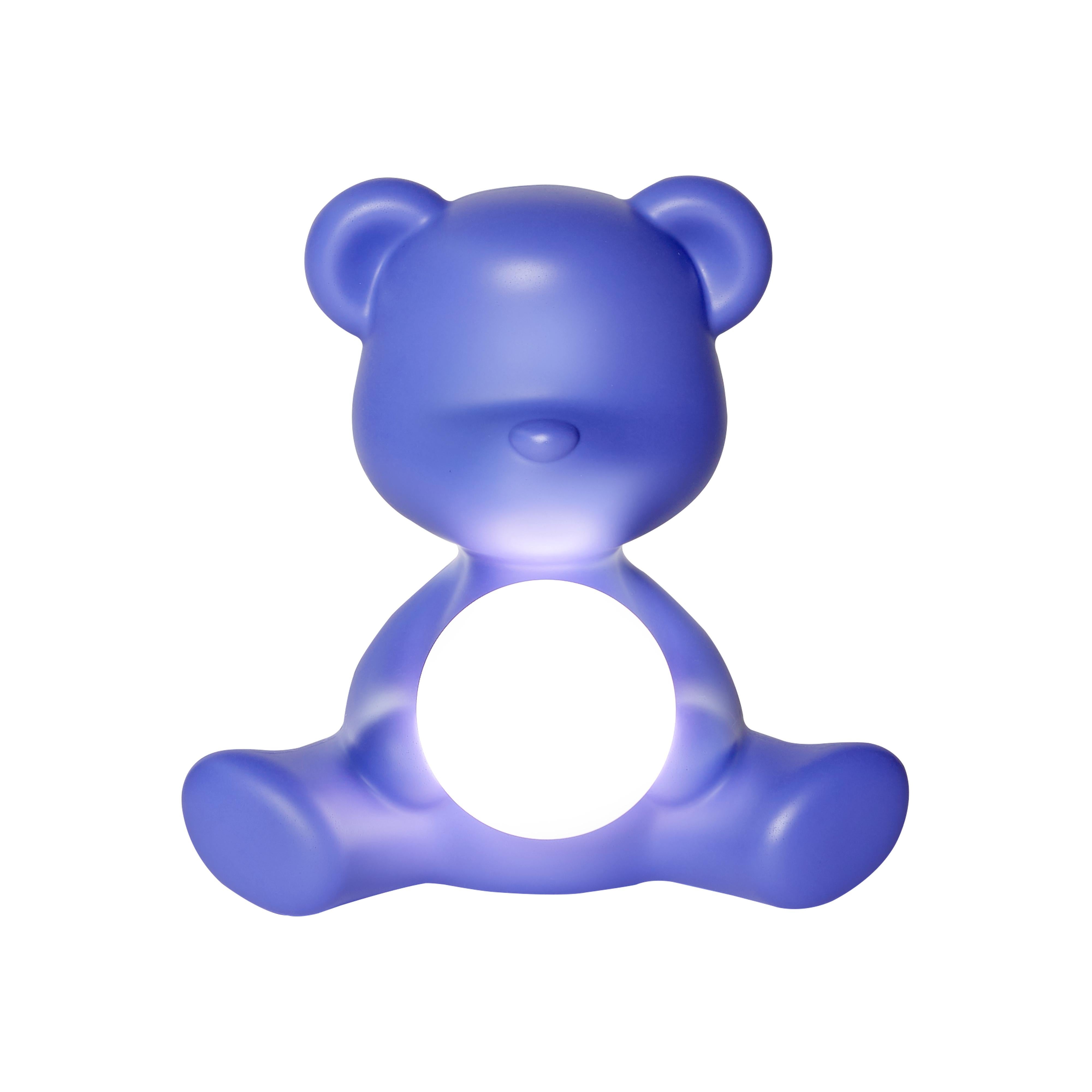 En vente : Purple (Violet) Lampe de bureau moderne en forme d'ours Teddy, violet, vert, orange, rose, blanc, bleu, noir ou jaune 2