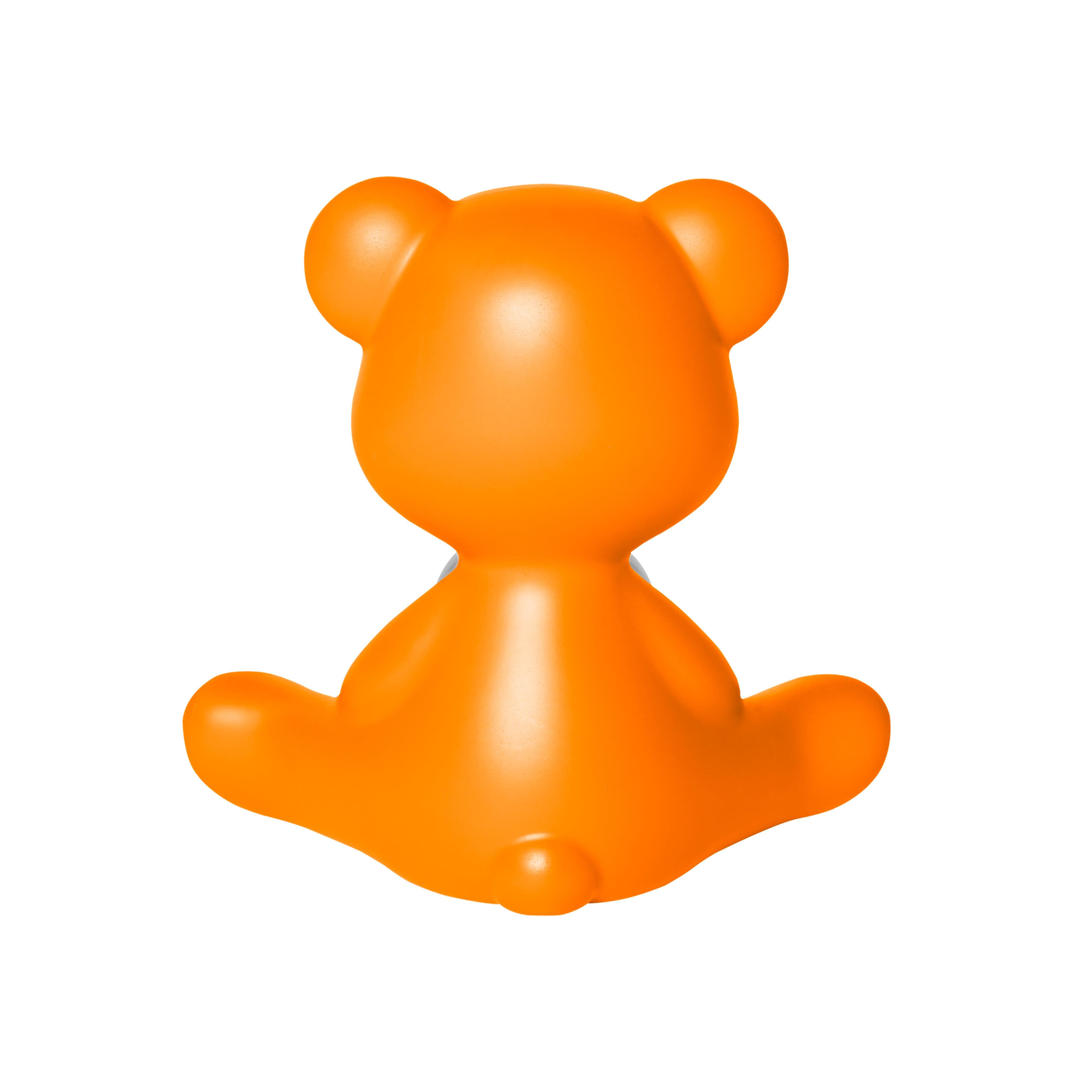 En vente : Orange Lampe de bureau moderne en forme d'ours Teddy, violet, vert, orange, rose, blanc, bleu, noir ou jaune 7