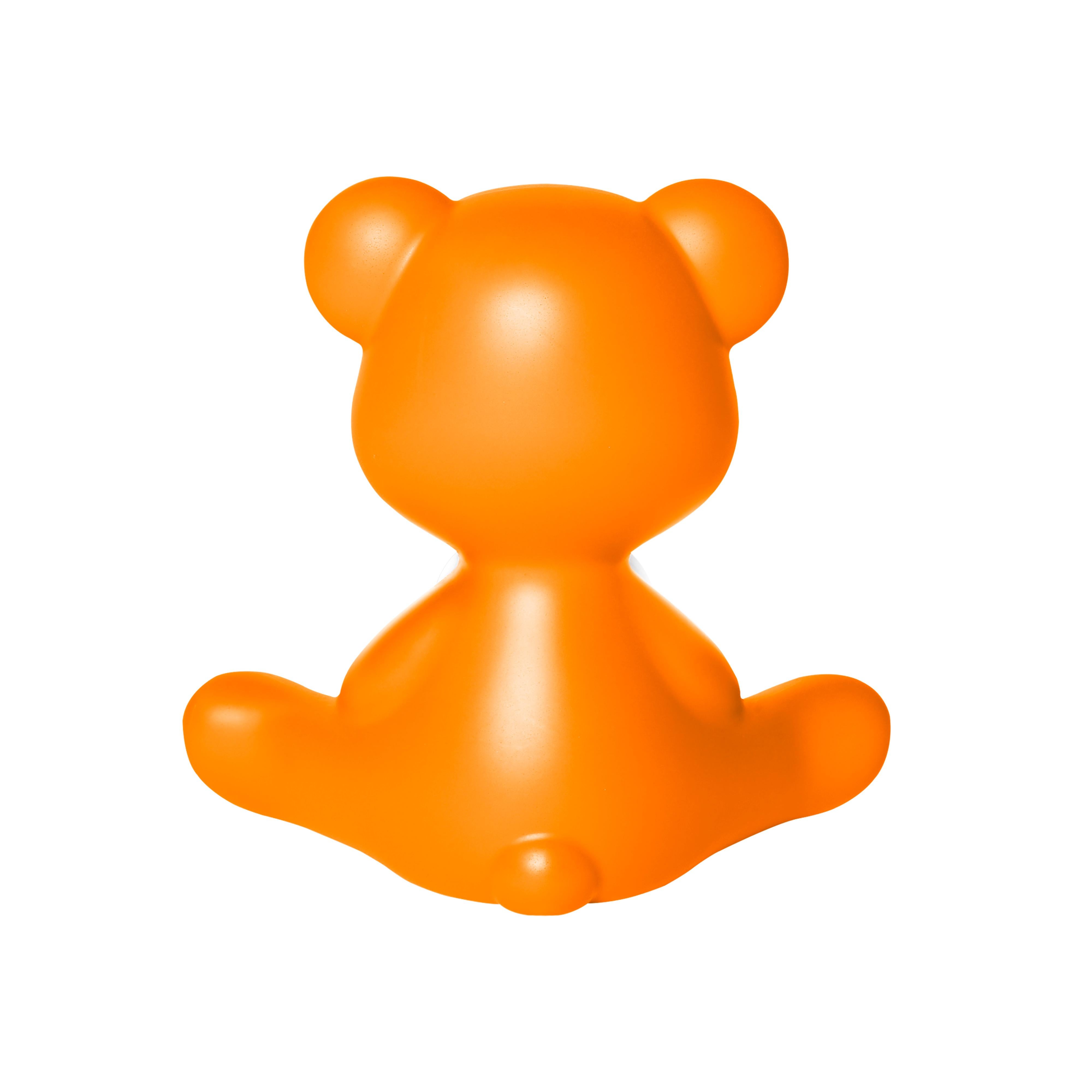 En vente : Orange Lampe de bureau moderne en forme d'ours Teddy, violet, vert, orange, rose, blanc, bleu, noir ou jaune 8