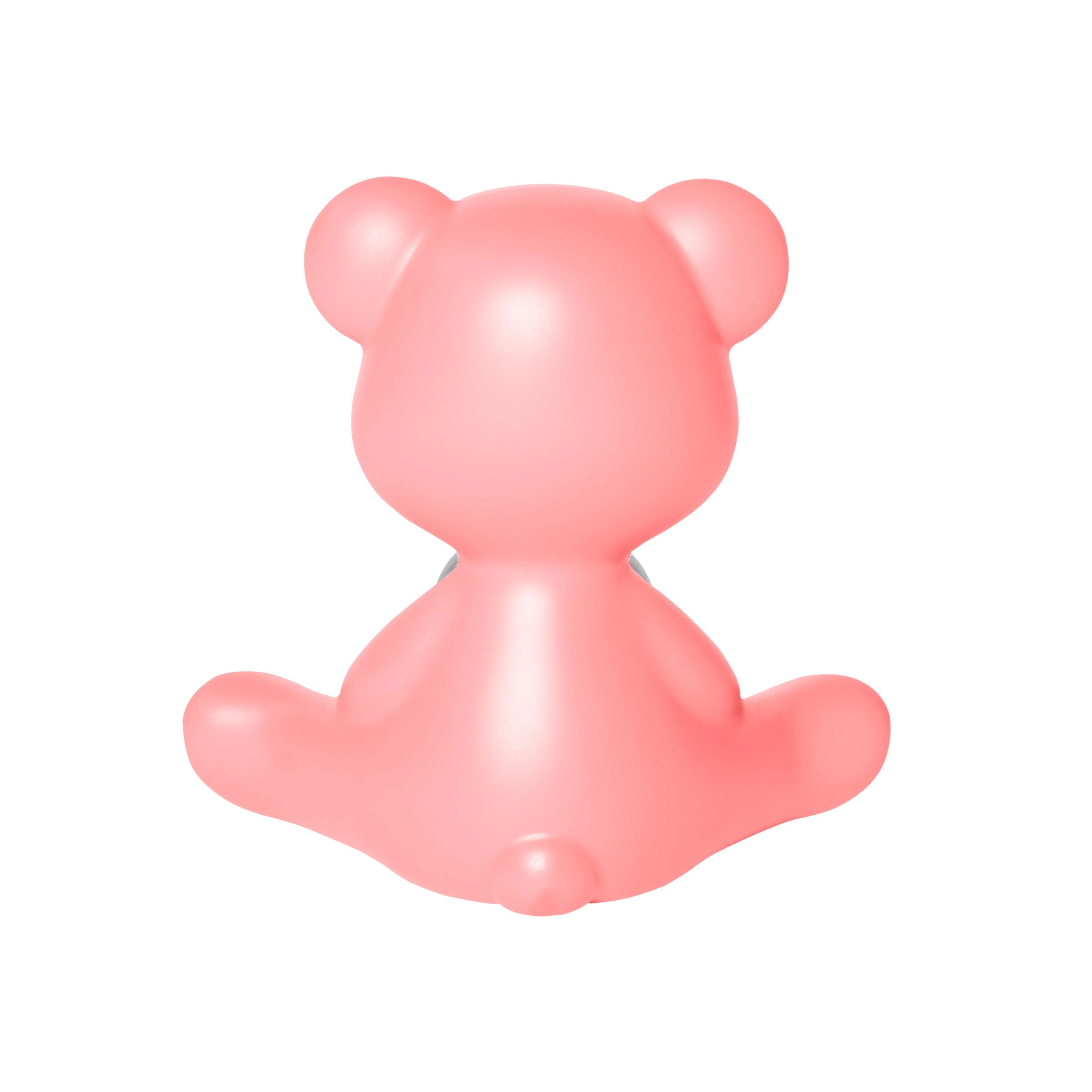 En vente : Pink (Bright Pink) Lampe de bureau moderne en forme d'ours Teddy, violet, vert, orange, rose, blanc, bleu, noir ou jaune 7