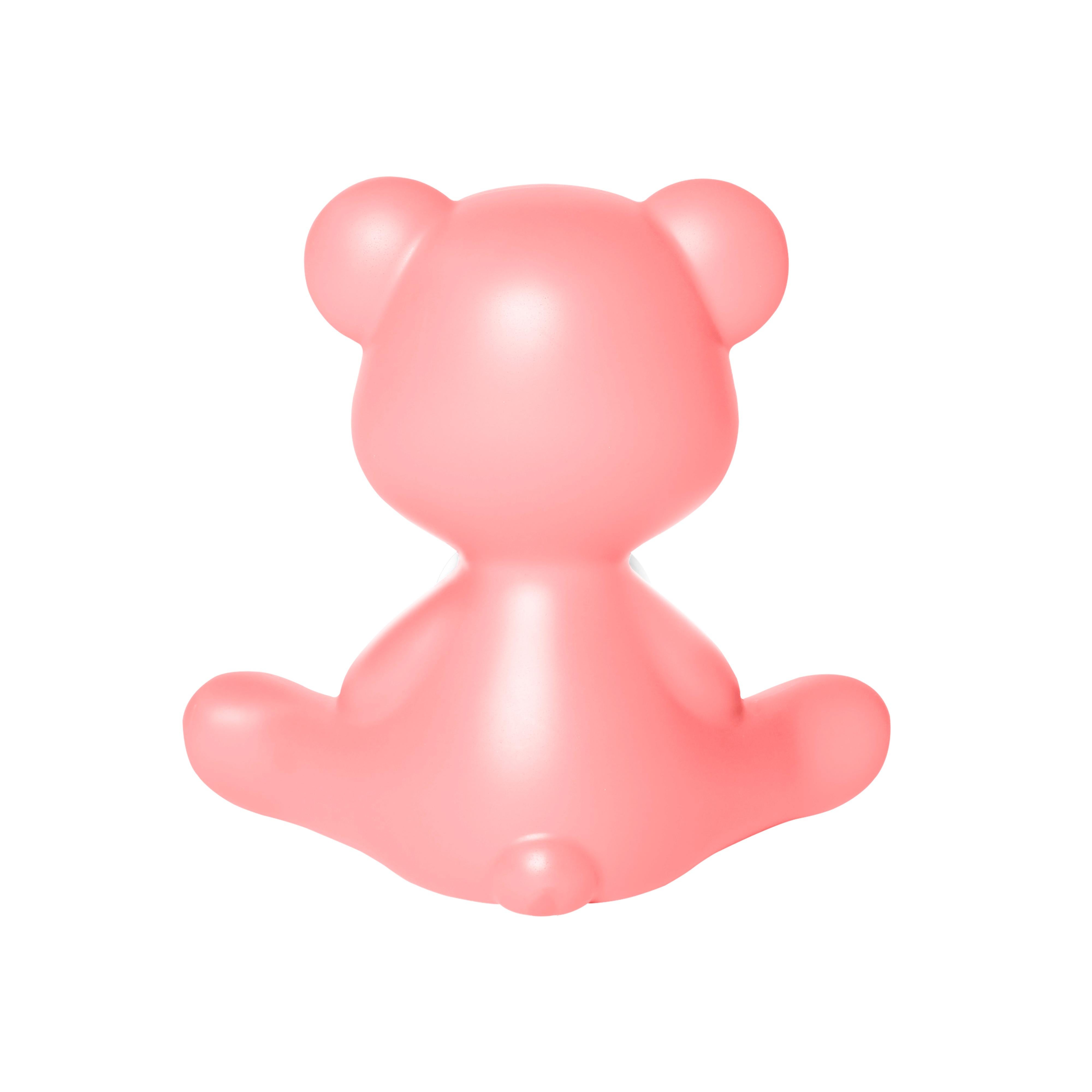 For Sale: Pink (Bright Pink) Modern Purple Green Orange Pink White Blue Black or Yellow Teddy Bear Table Lamp 8