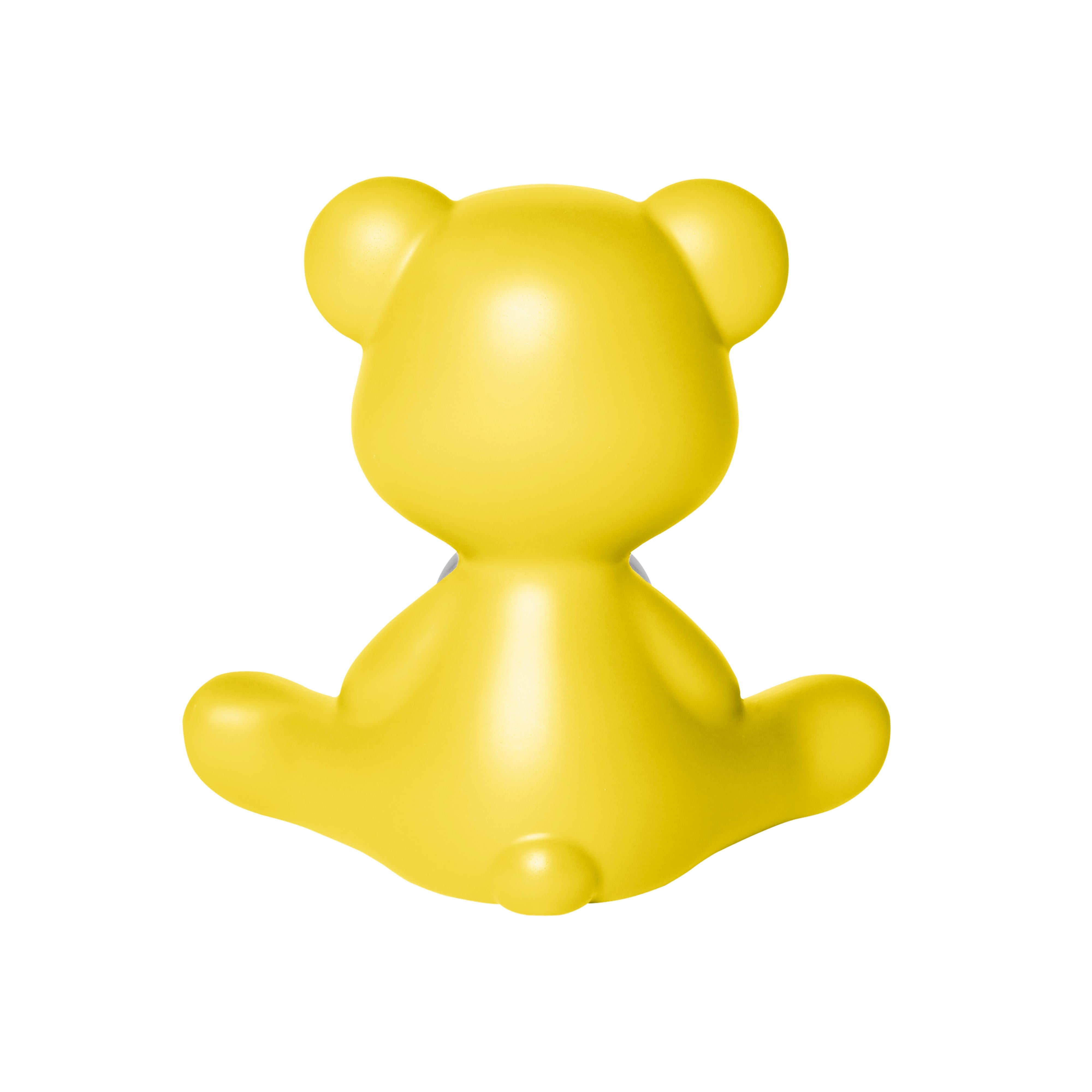 En vente : Yellow Lampe de bureau moderne en forme d'ours Teddy, violet, vert, orange, rose, blanc, bleu, noir ou jaune 4