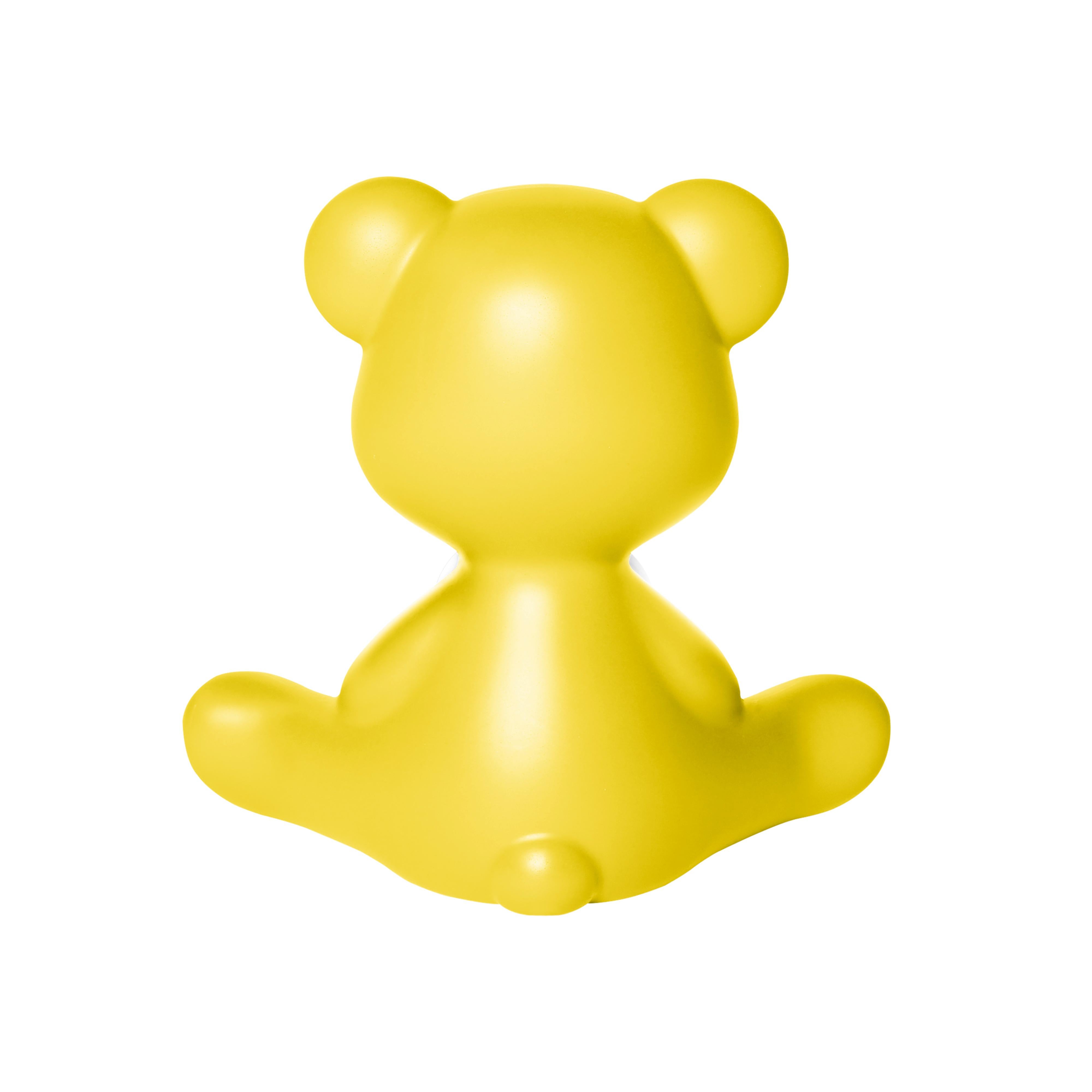 En vente : Yellow Lampe de bureau moderne en forme d'ours Teddy, violet, vert, orange, rose, blanc, bleu, noir ou jaune 8