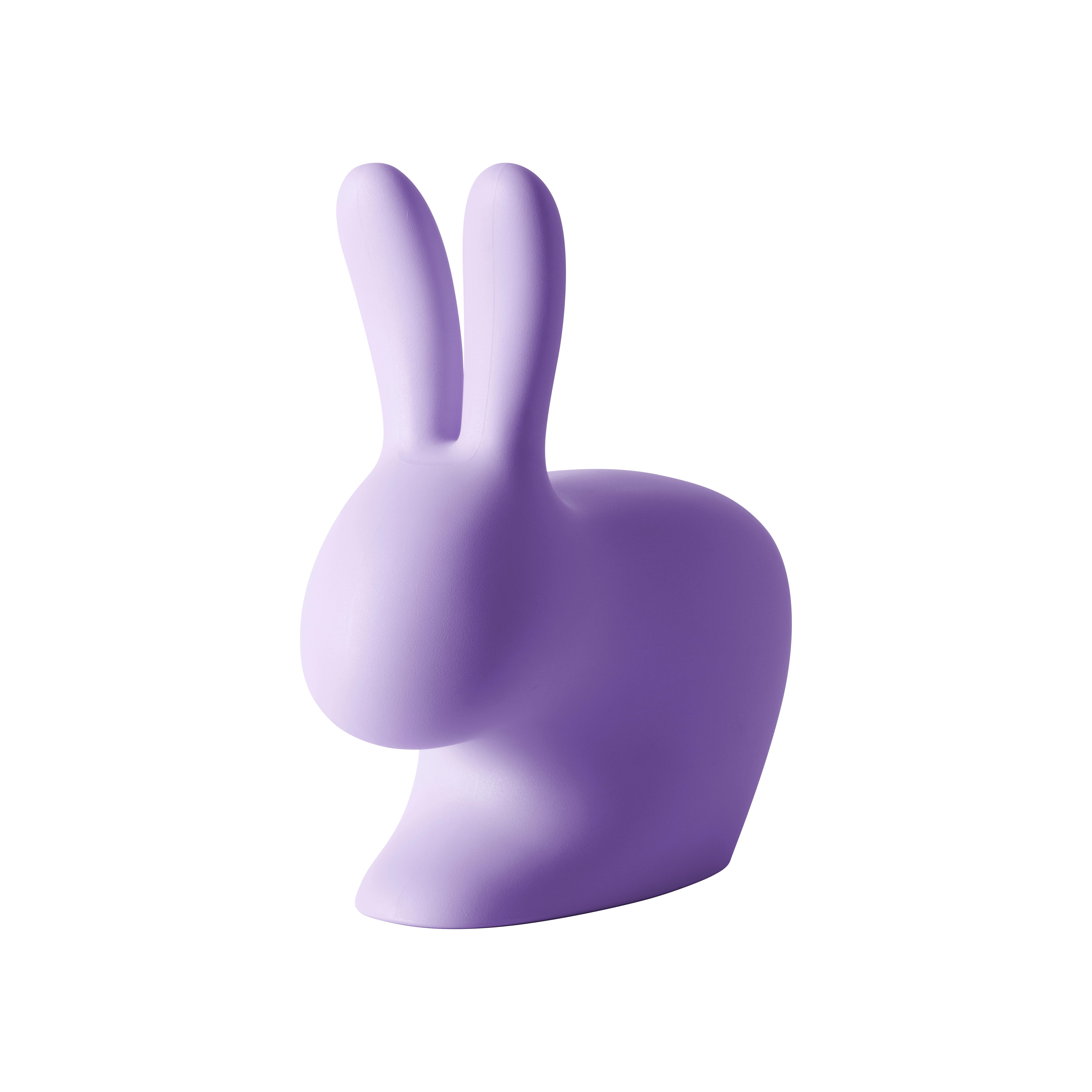 For Sale: Purple (Violet) Large Pink Decorative Sculptural Modern Plastic Rabbit Chair