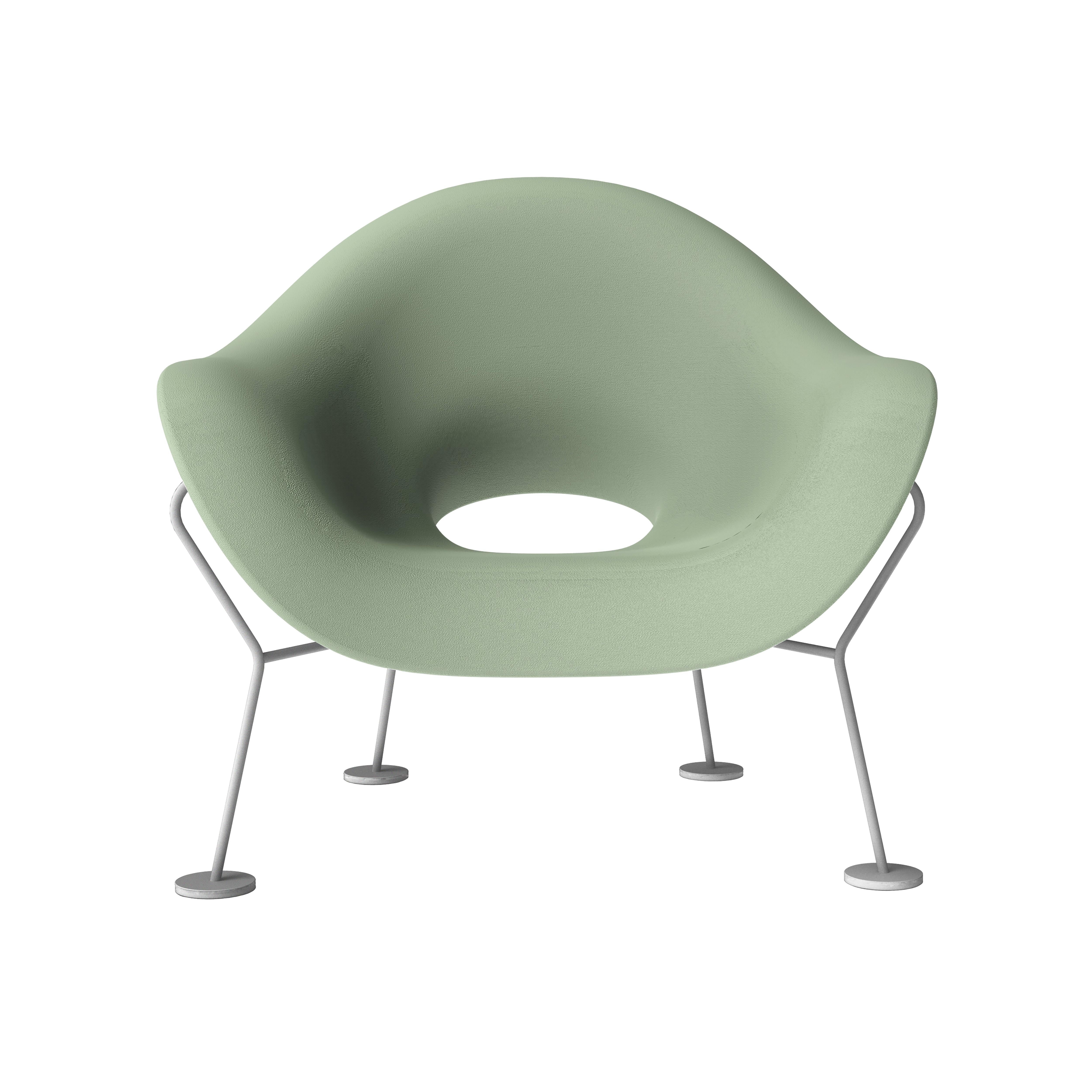 En vente : Green (Balsam Green) Fauteuil ou chaise de salle à manger moderne en laiton noir, blanc, vert ou rose