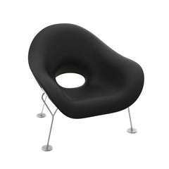 Modern Brass Armchair or Dining Chair in Black White Green or Pink