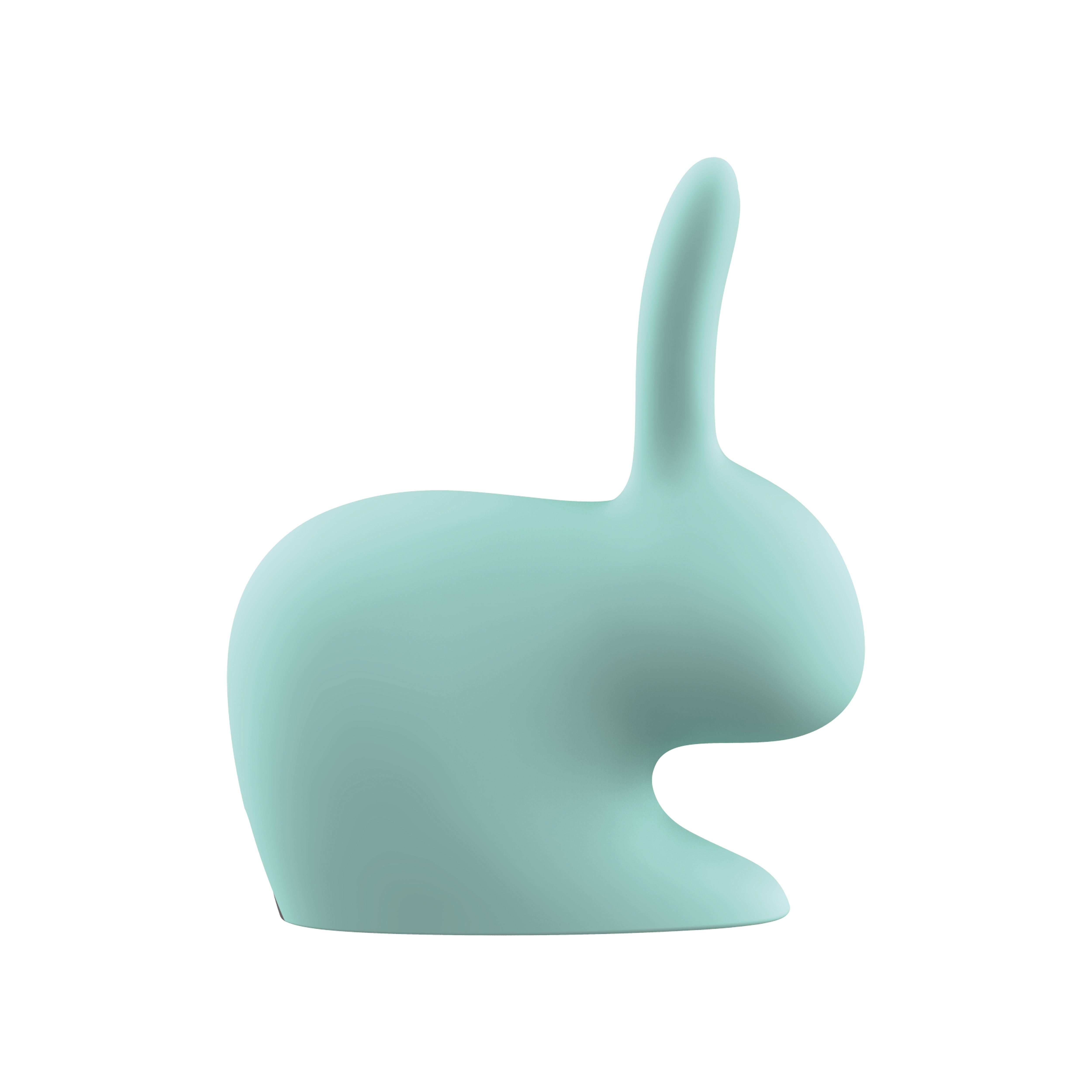 Blue Modern Pink Green Blue or Gray Rabbit External Battery or Sculpture