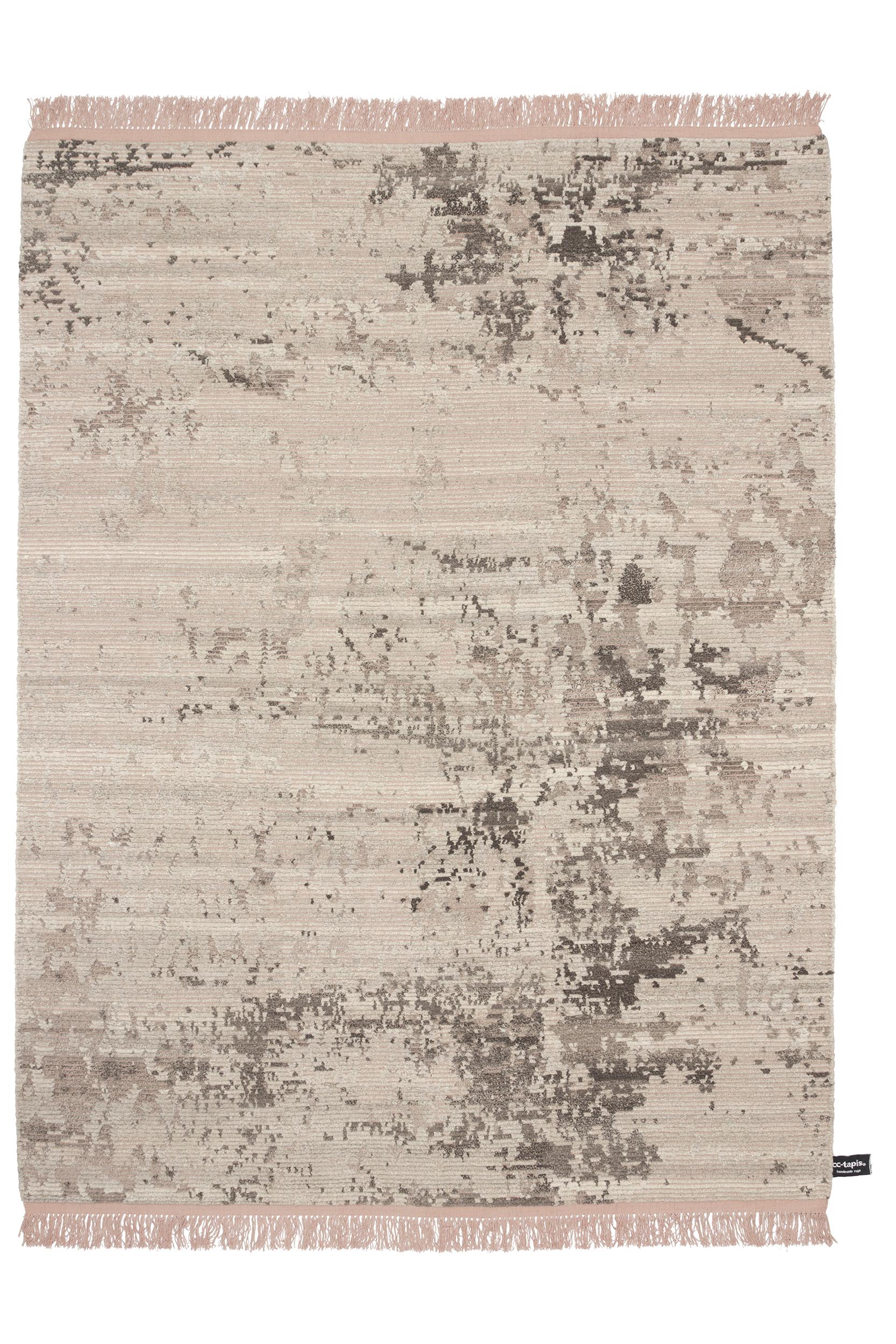 For Sale: Beige (Light Cipria (EJ-09)) cc-tapis Oldie Light Black Rug