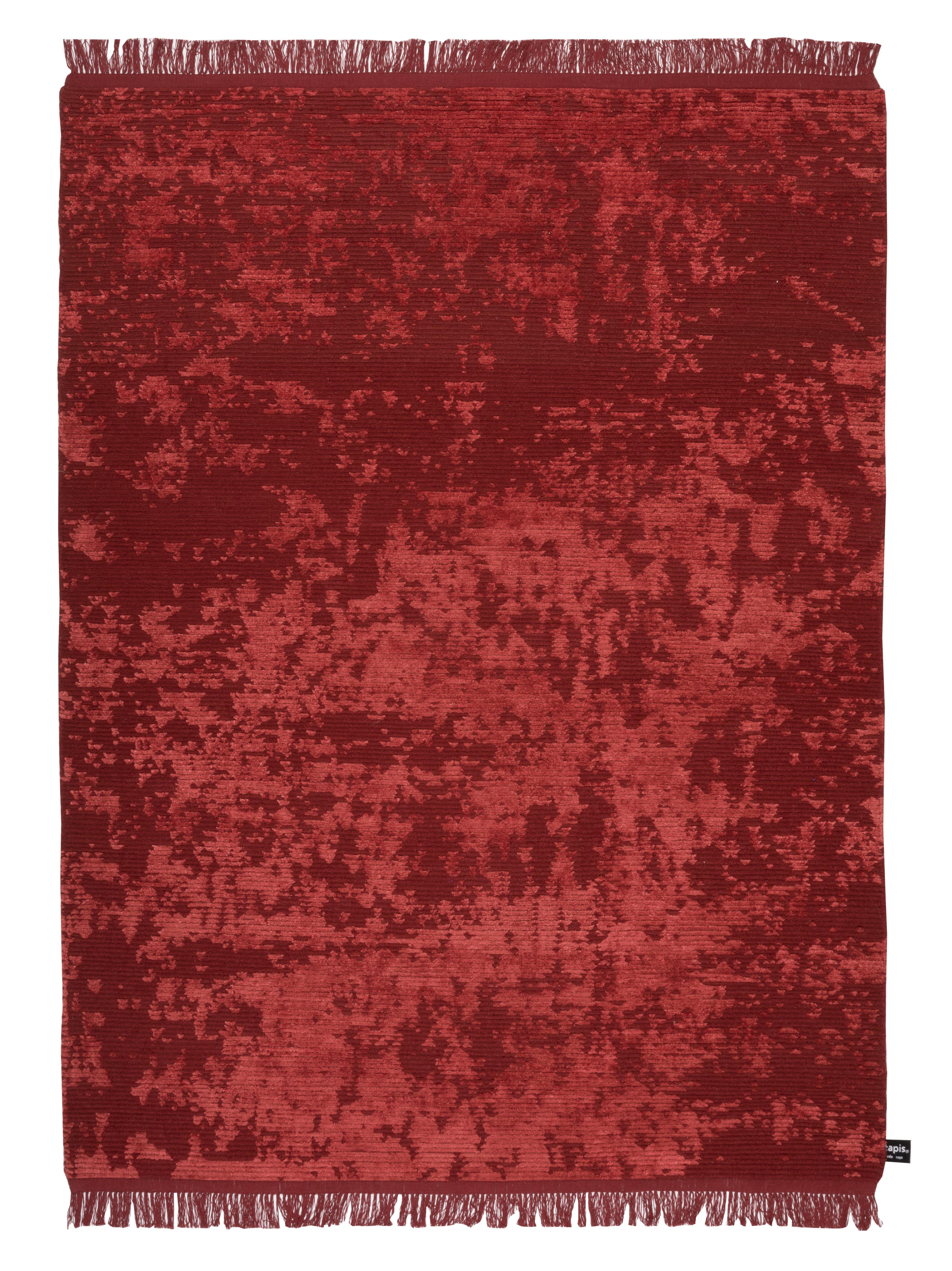 En vente : Red (Red (AS-01)) Tapis Oldie Soie de cc-tapis