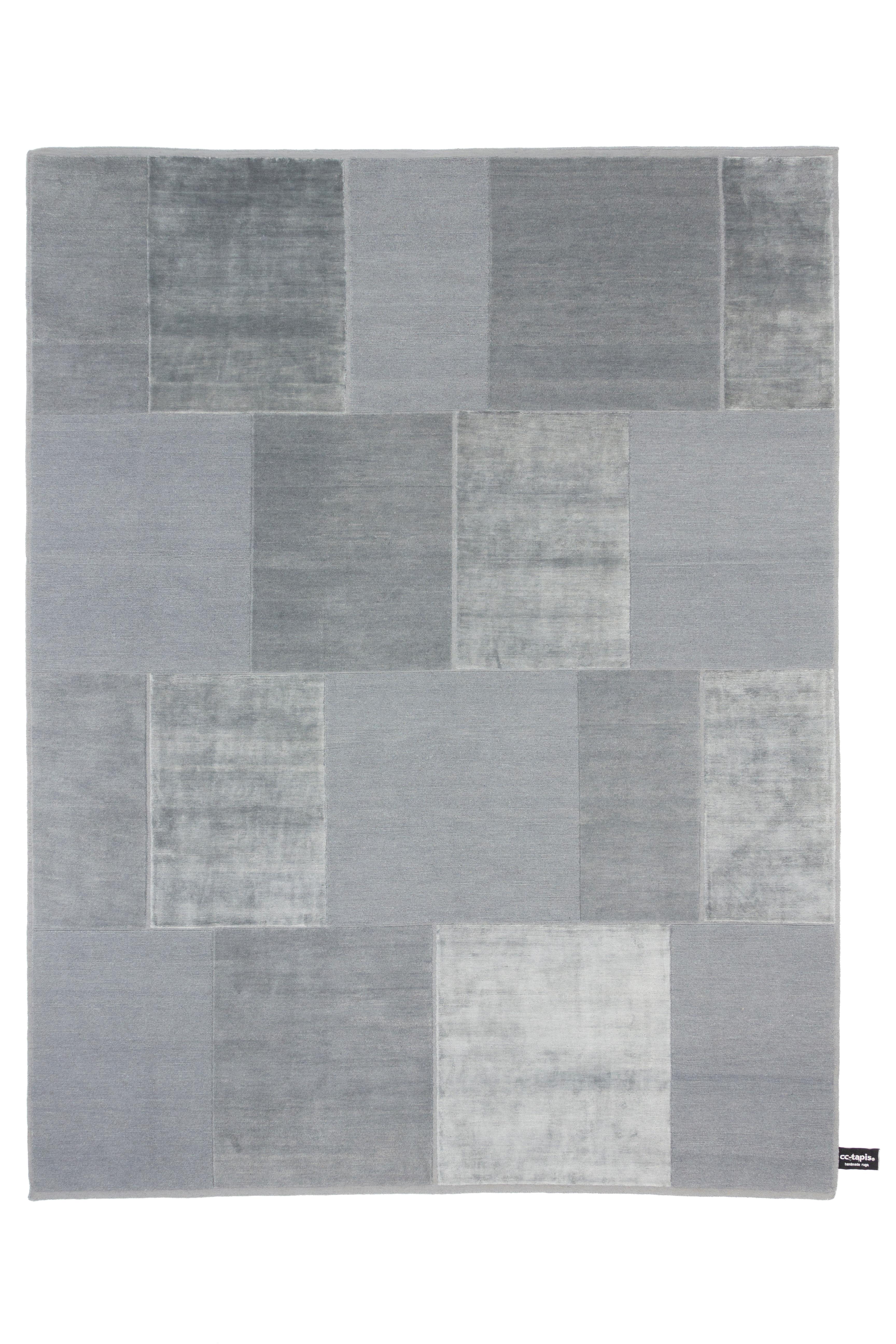 For Sale: Gray (Ice (D-064)) cc-tapis Casellario Monocromo Ivory Rug by A. Parisotto & M. Formenton