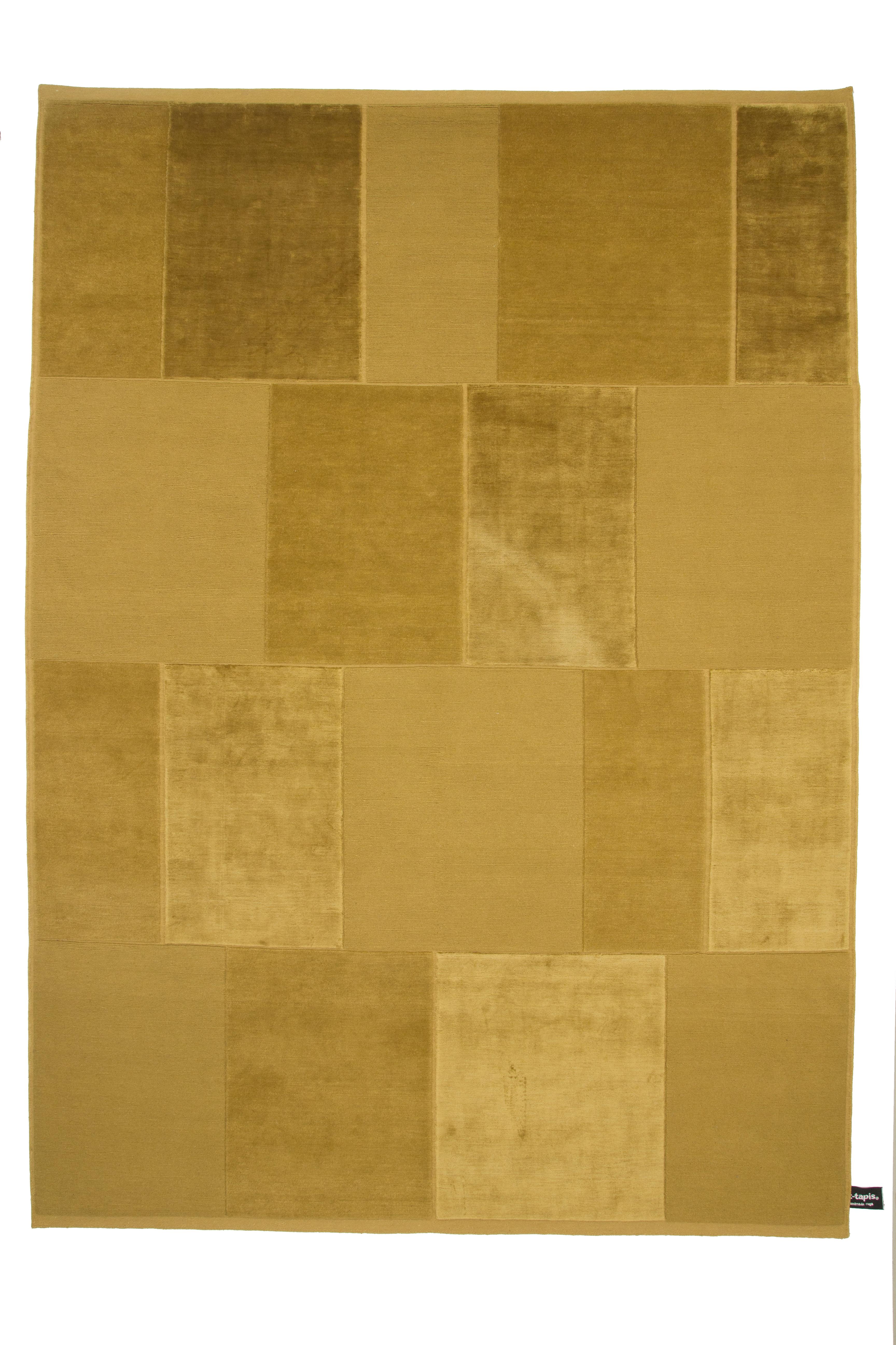 For Sale: Gold (Gold (C-006)) cc-tapis Casellario Monocromo Ivory Rug by A. Parisotto & M. Formenton