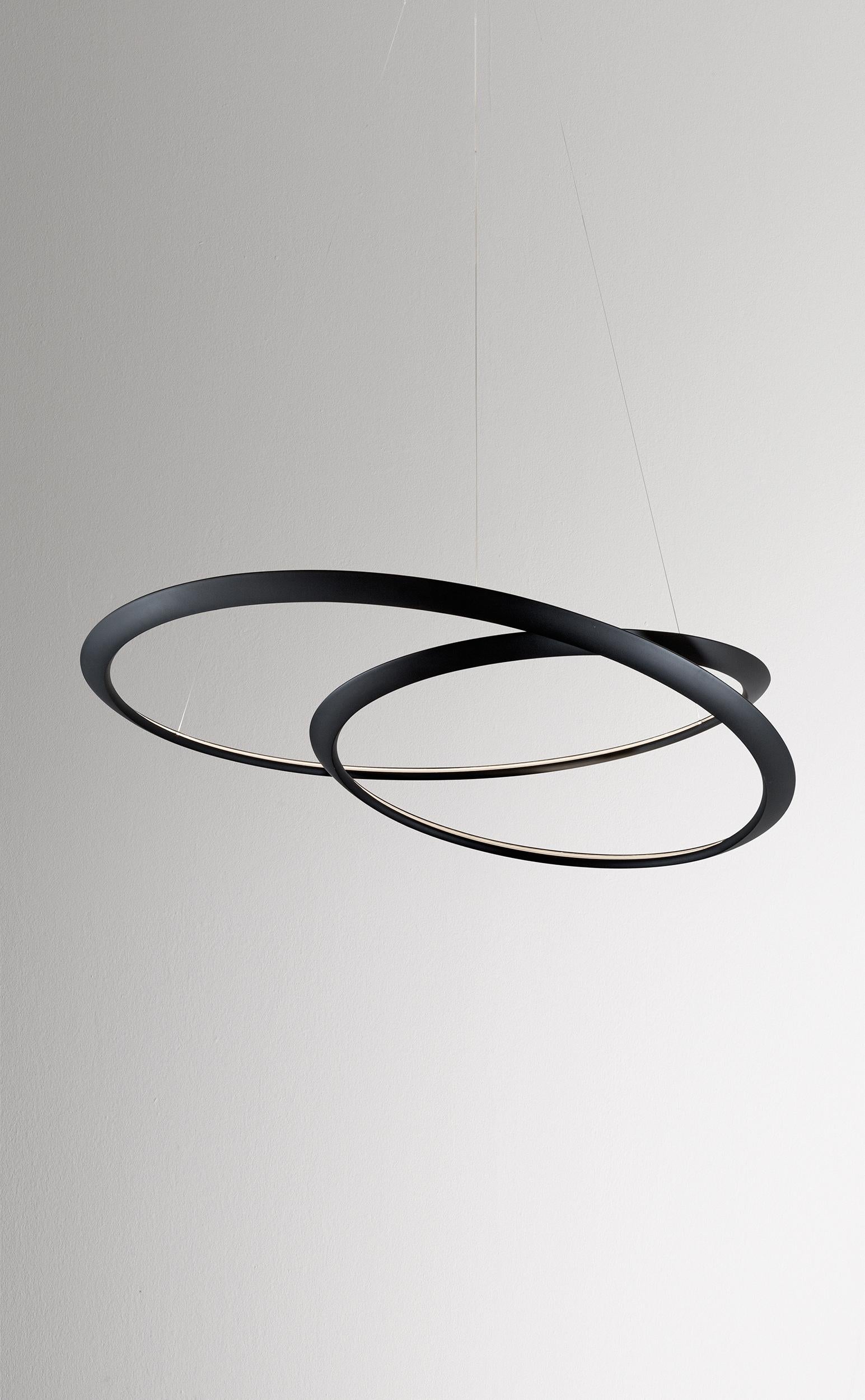 For Sale: Black Nemo Kepler Uplight LED 2700K Dimmable Pendant Lamp by Arihiro Miyake 2