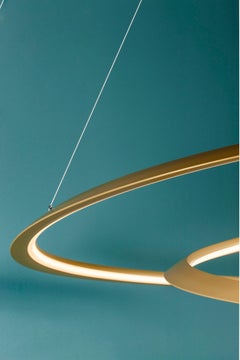 Lampe suspendue Nemo Kepler LED 3000K à gradation d'Arihiro Miyake