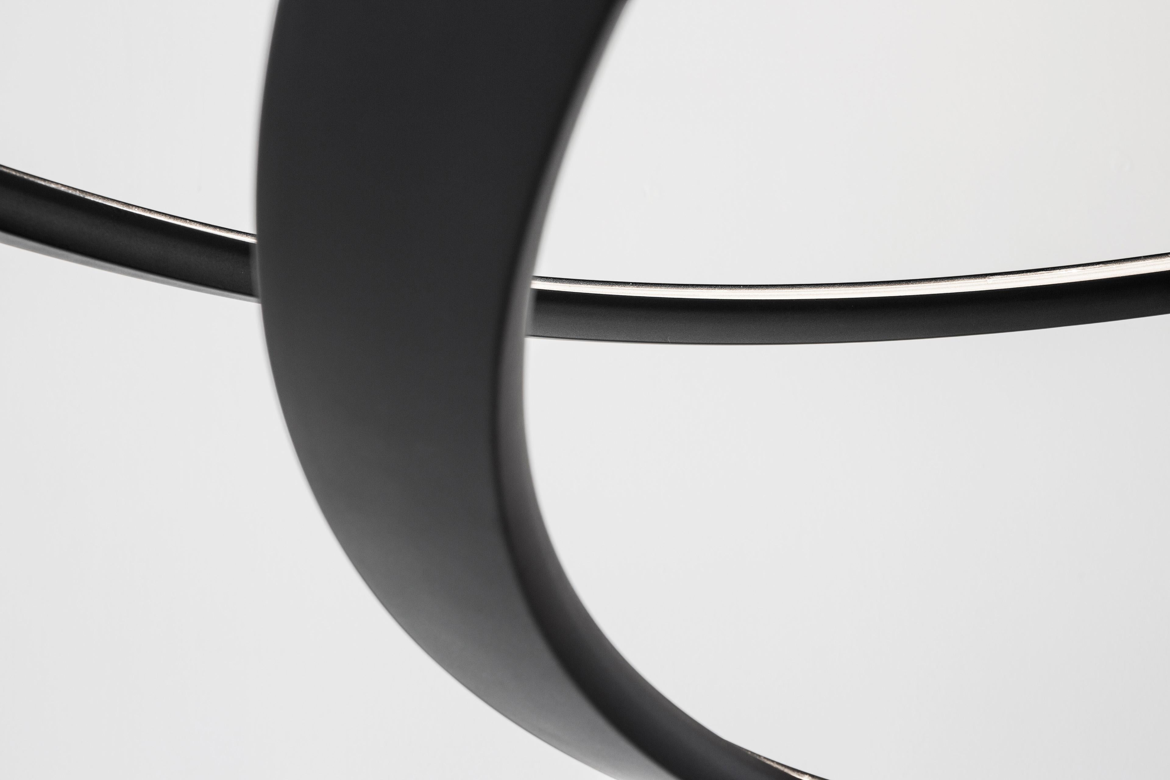 For Sale: Black Nemo Kepler Uplight LED 3000K Dimmable Pendant Lamp by Arihiro Miyake 3