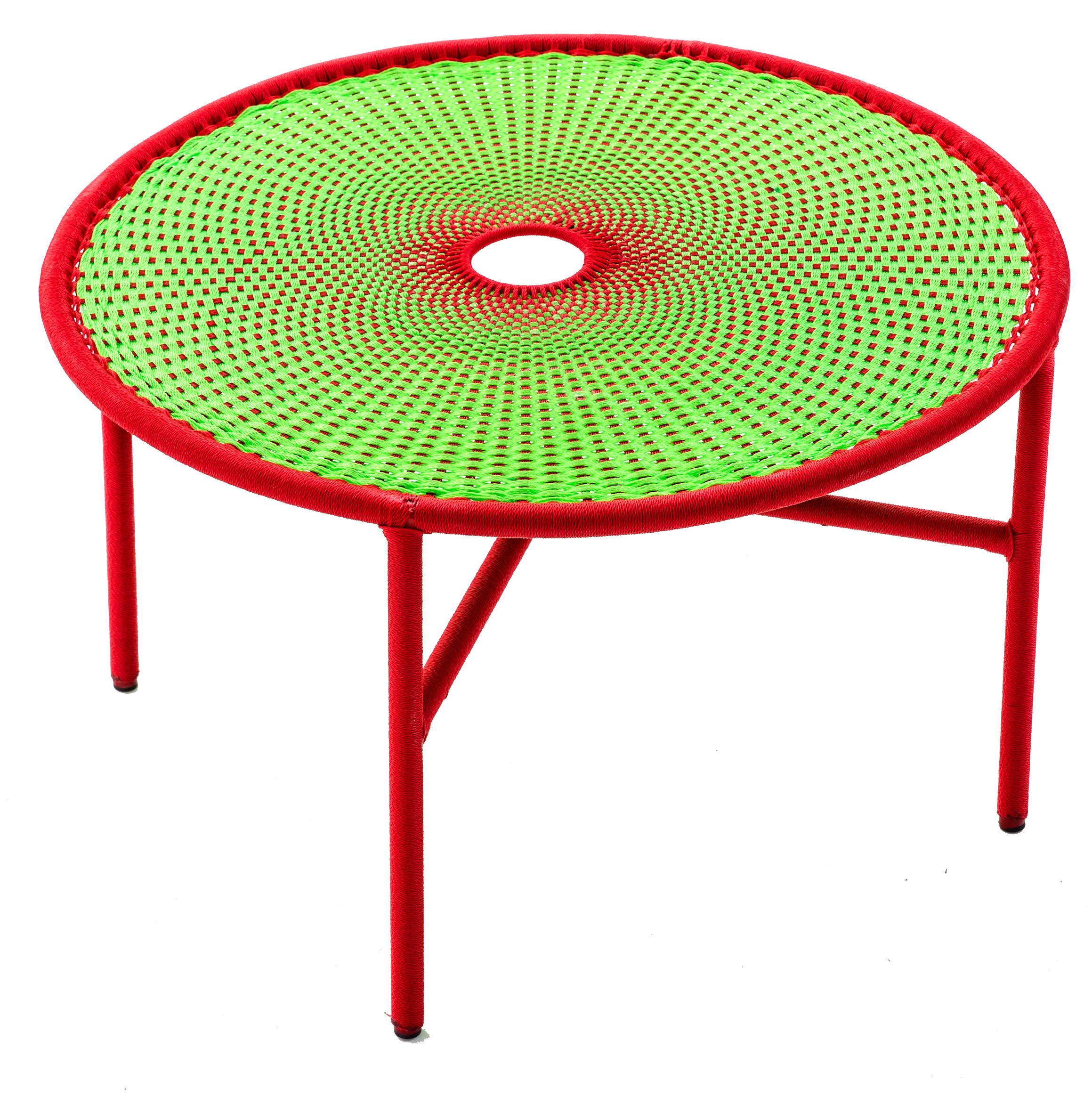 For Sale: Multi (Green/Red) Moroso Banjooli Small Table by Sebastian Herkner