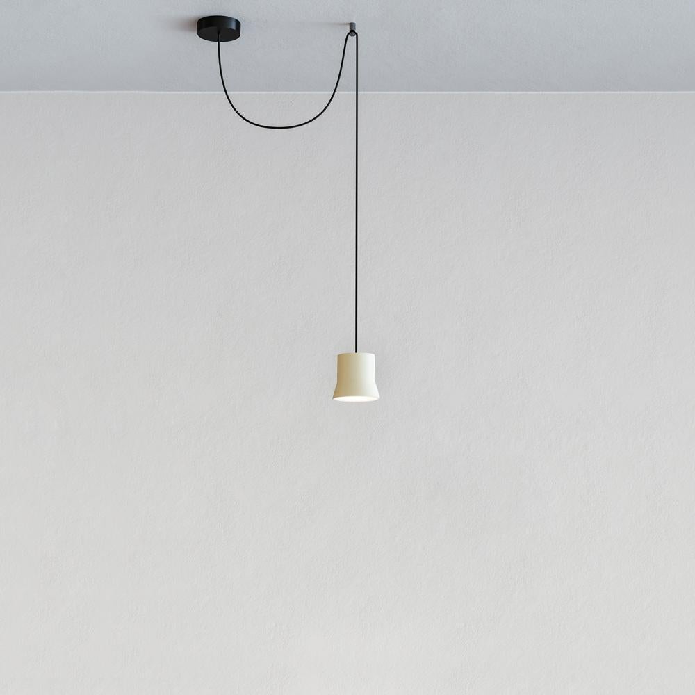 En vente : White Artemide Giò Light Off Center Suspension Lamp by Patrick Norguet 2