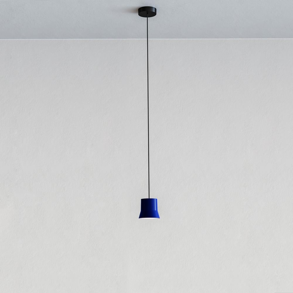 For Sale: Blue Artemide Giò Light Suspension Lamp by Patrick Norguet 3