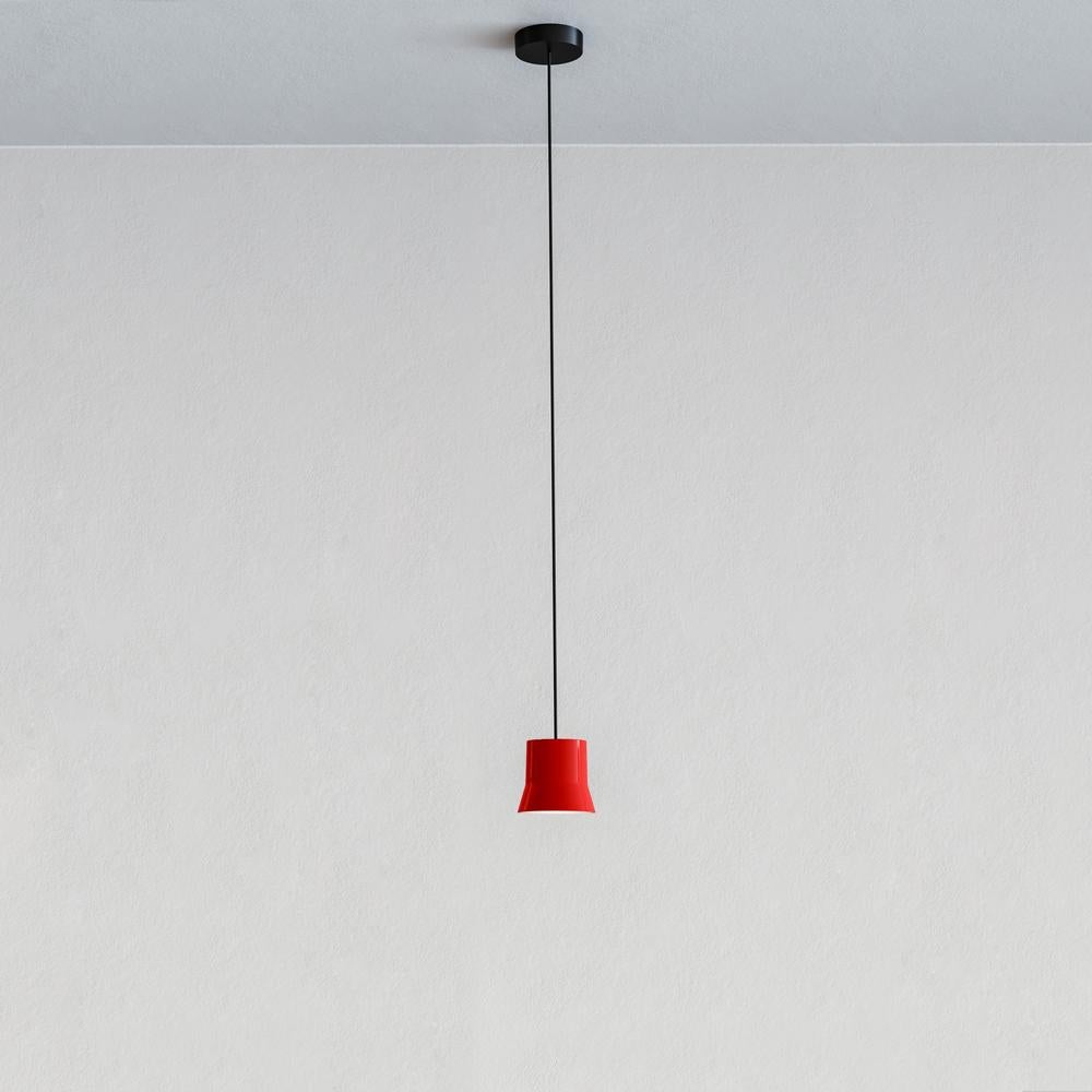 For Sale: Red Artemide Giò Light Suspension Lamp by Patrick Norguet 2