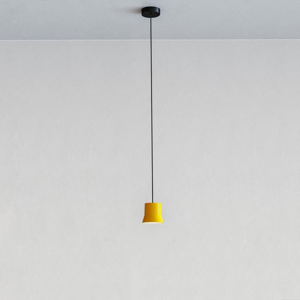 For Sale: Yellow Artemide Giò Light Suspension Lamp by Patrick Norguet 2