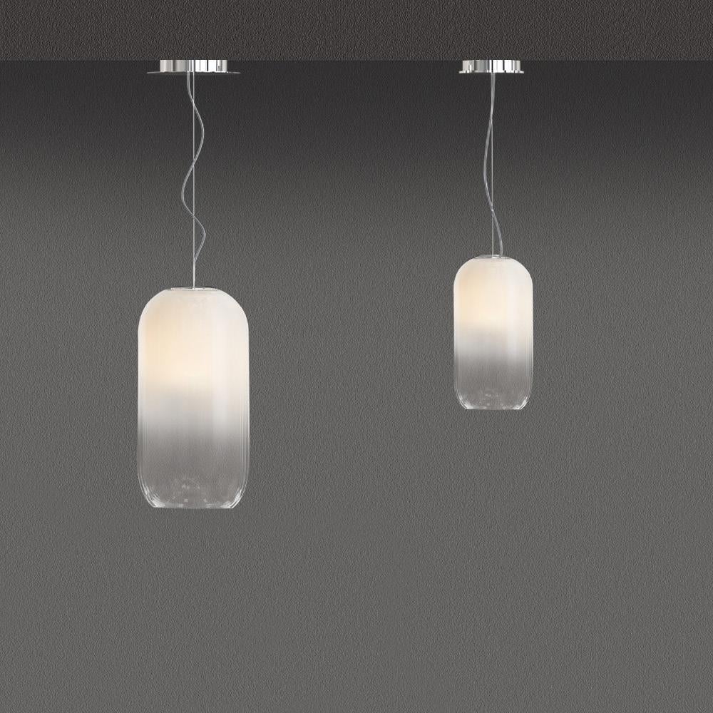 For Sale: White Artemide Gople Mini Suspension Lamp by Bjarke Ingels Group 3