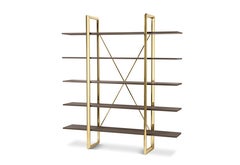 Ghidini 1961 Frame Book Case in Bolivar Wood by Stefano Giovannoni