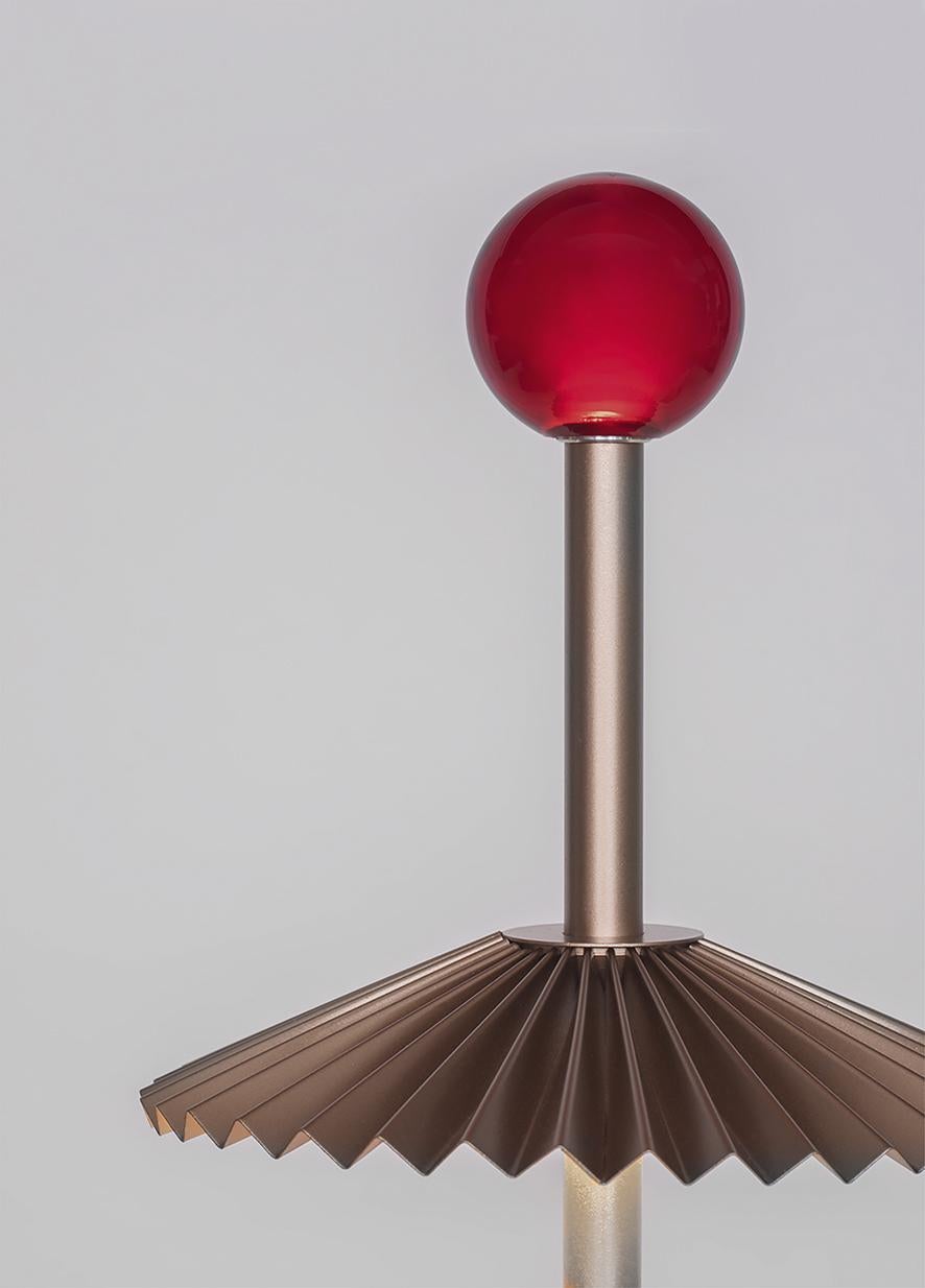 For Sale: Beige (BR — Bronze) Firmamento Milano Etoile Rechargeable Table Lamp by Daniela Puppa 2