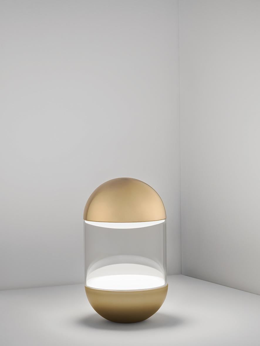 For Sale: Gold (GO — Gold) Firmamento Milano Pillola Table Lamp by Parisotto and Formenton Architetti 2