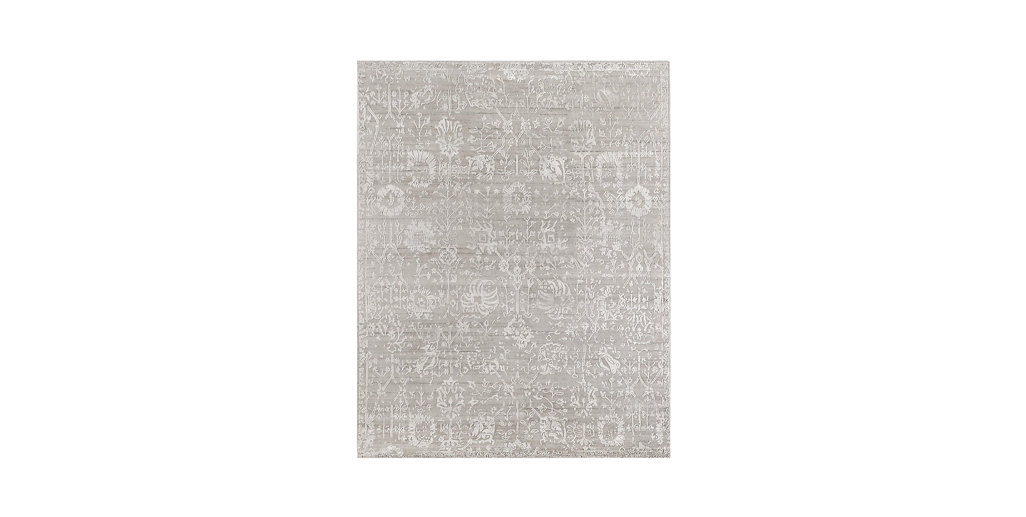 For Sale: Silver (Abra Fog) Ben Soleimani Abra Rug 12'x15'