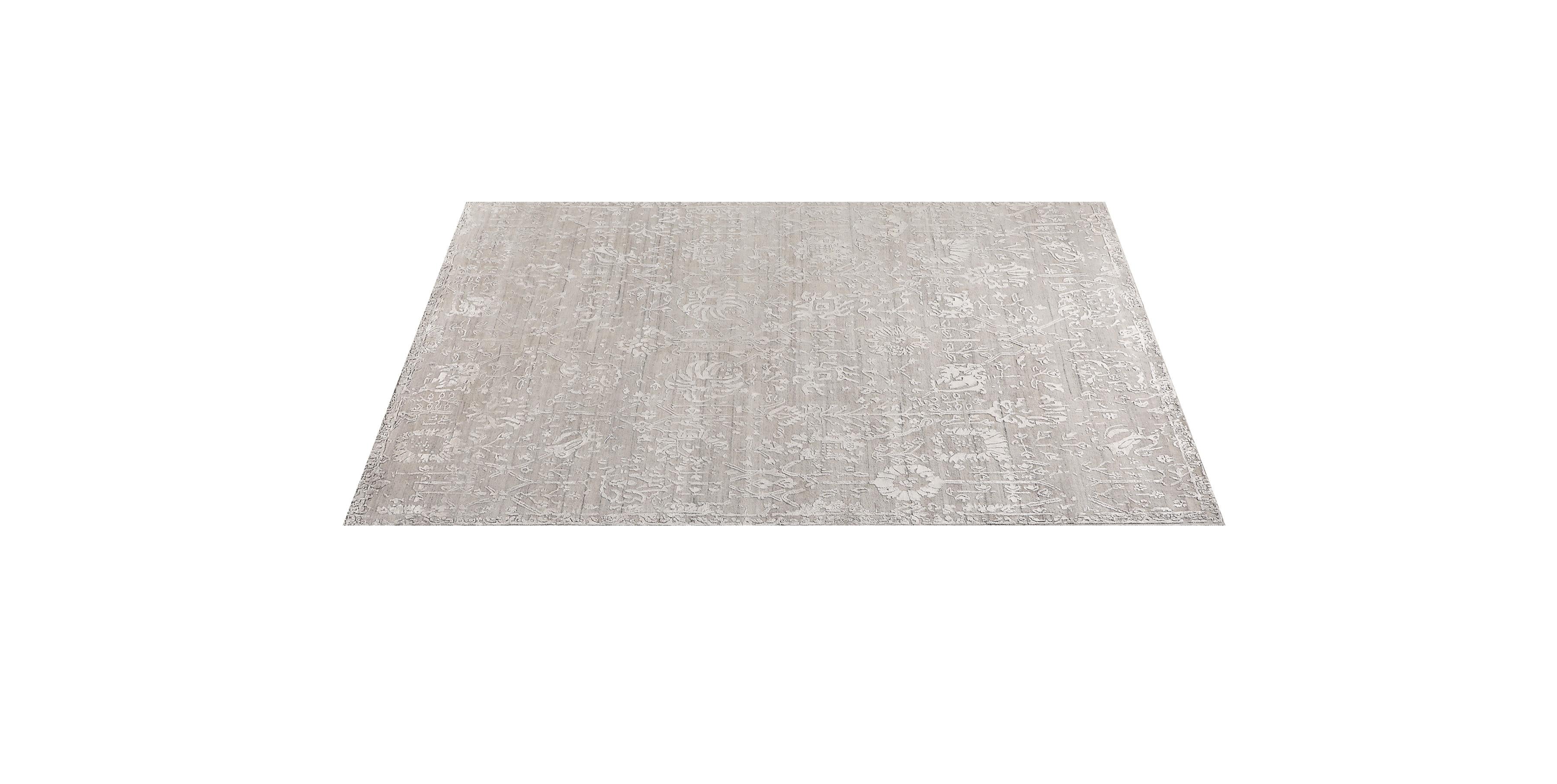 For Sale: Silver (Abra Fog) Ben Soleimani Abra Rug 12'x15' 2