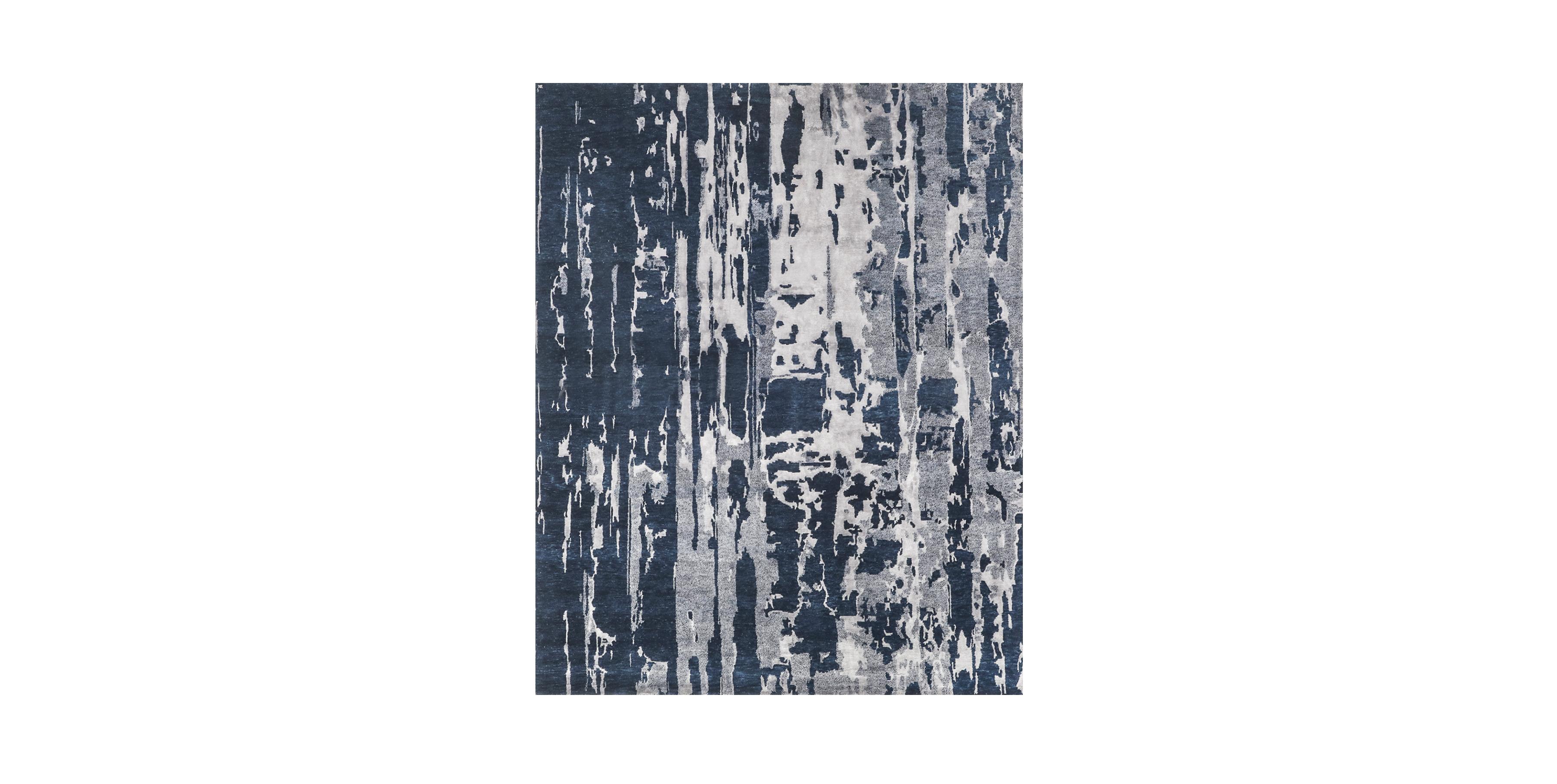 For Sale: Blue (Reve Navy) Ben Soleimani Reve Rug 6'x9' 2