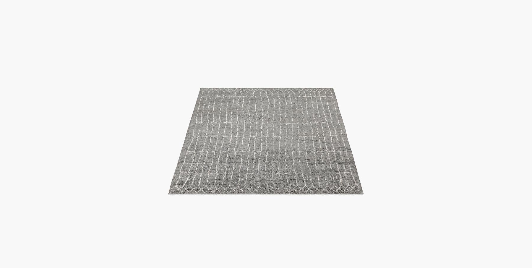 For Sale: Gray (Plaga Grey/Sand) Ben Soleimani Plaga Rug 6'x9'