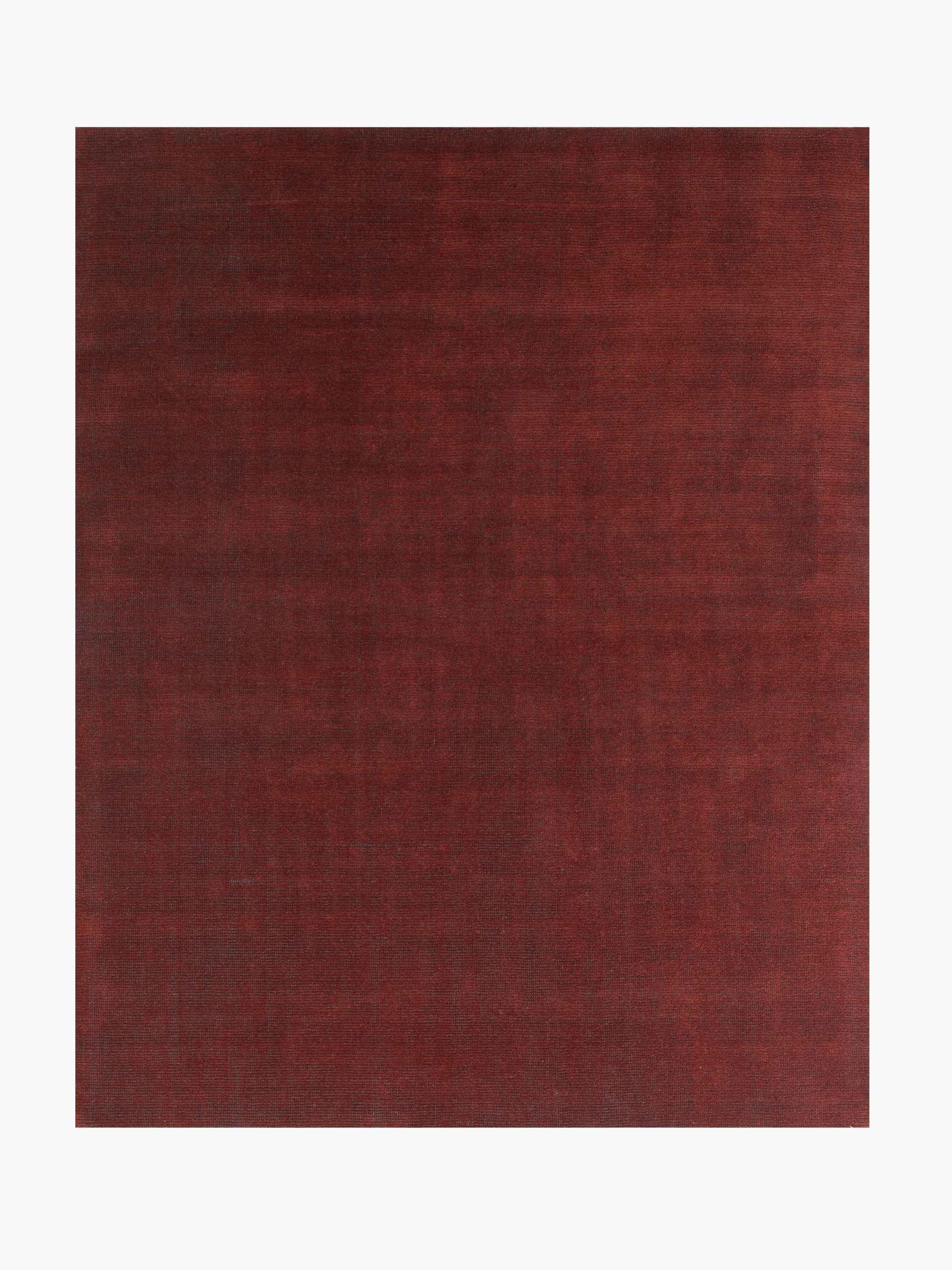 For Sale: Red (Distressed Wool Amber) Ben Soleimani Distressed Wool Rug 9'x12' 2