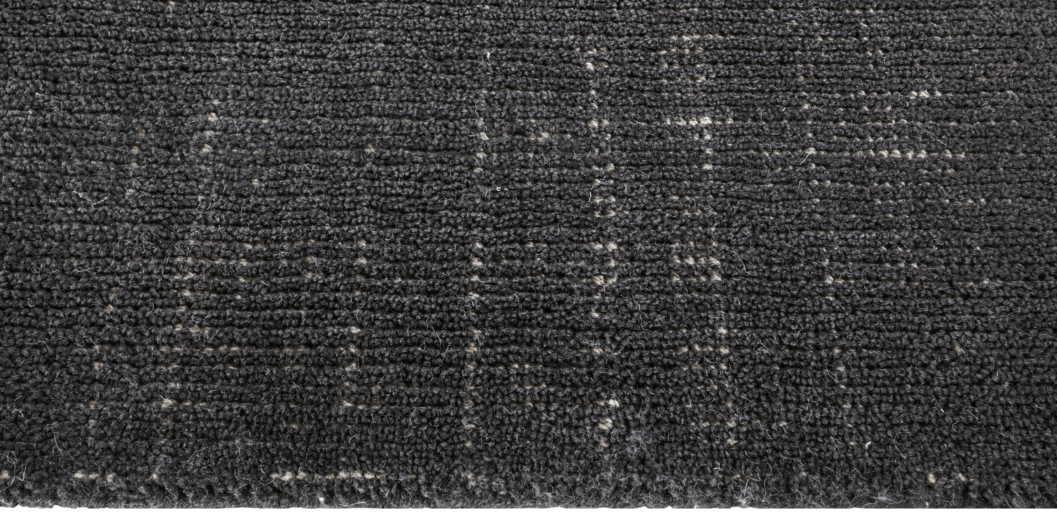 For Sale: Brown (Distressed Wool Espresso) Ben Soleimani Distressed Wool Rug 9'x12' 2